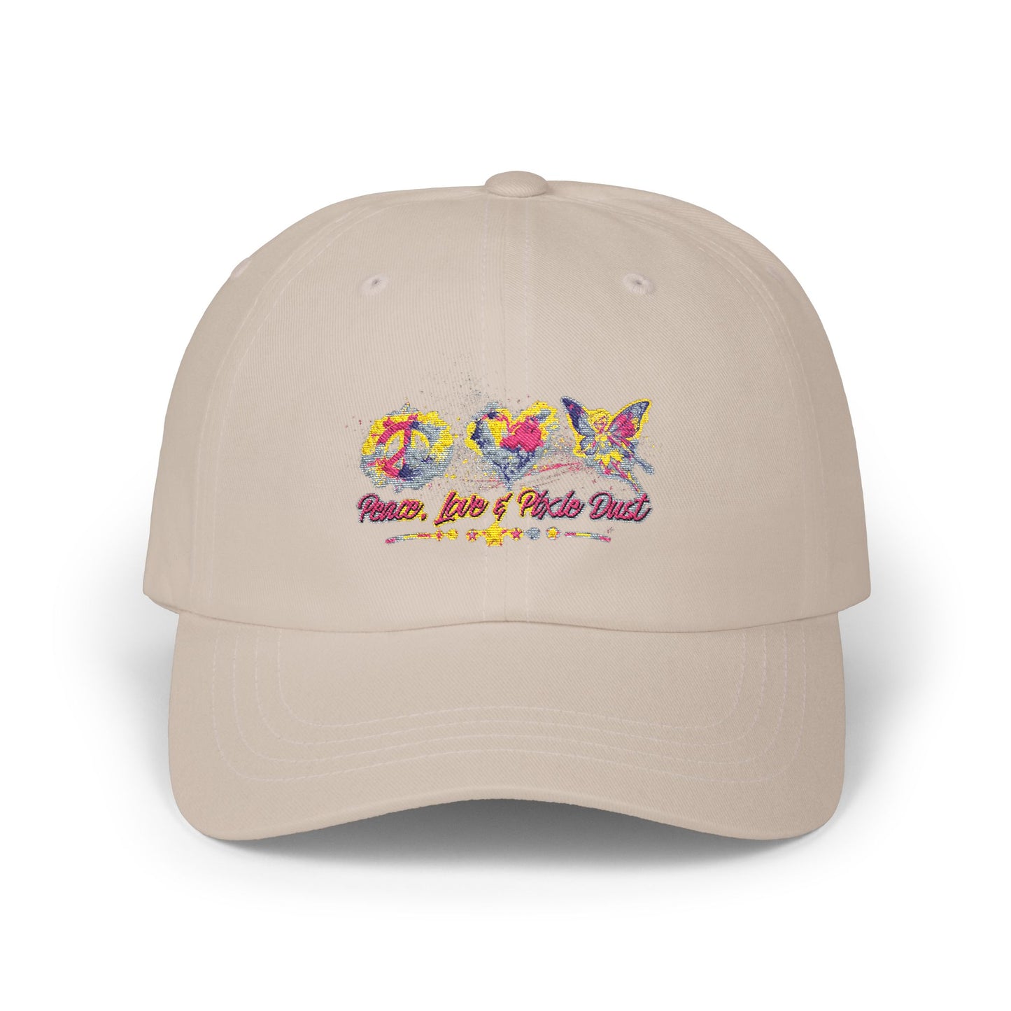 Peace, Love & Pixie Dust Dad Cap