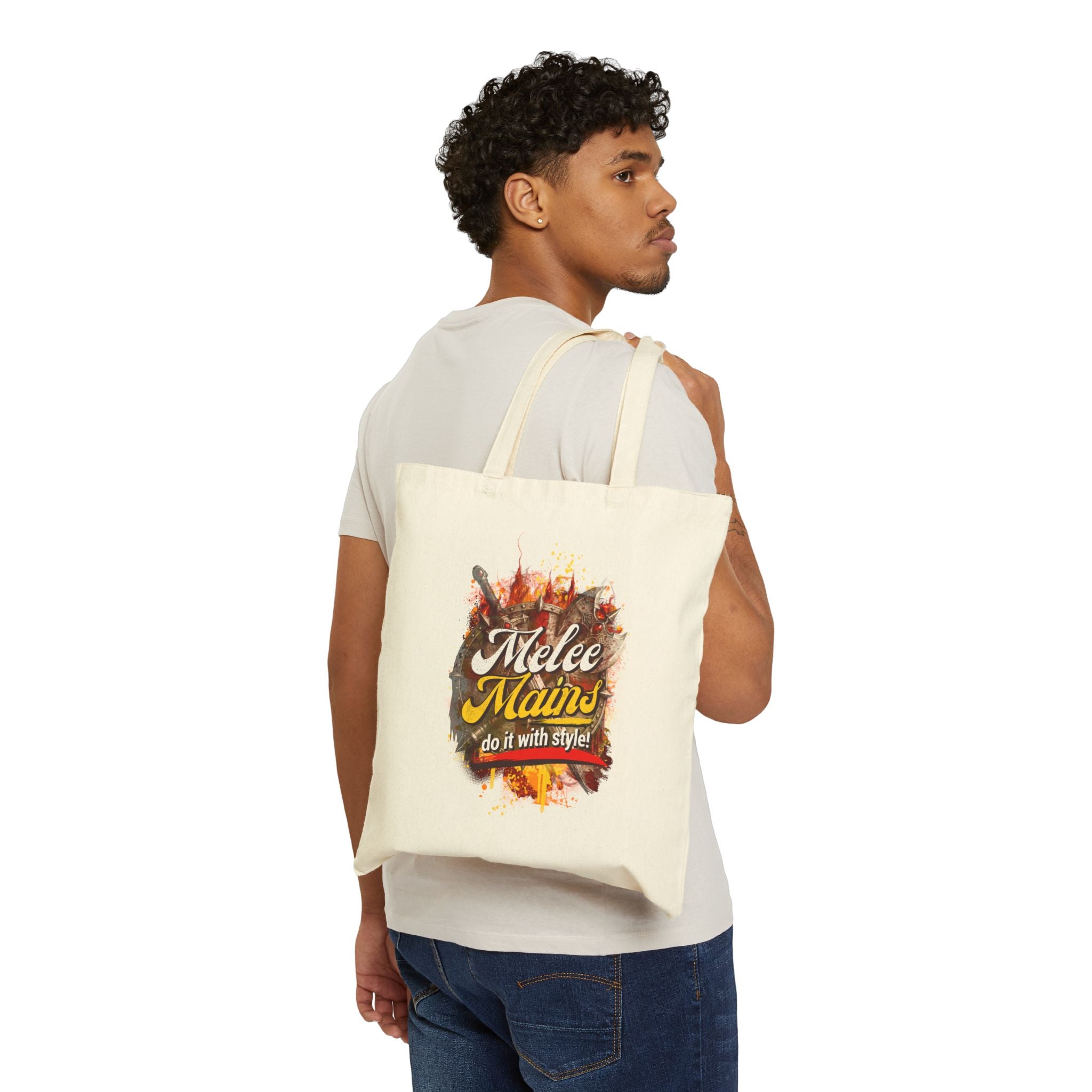 Tote Bag — "Melee Mains" Gaming Canvas Tote (Do It With Style)