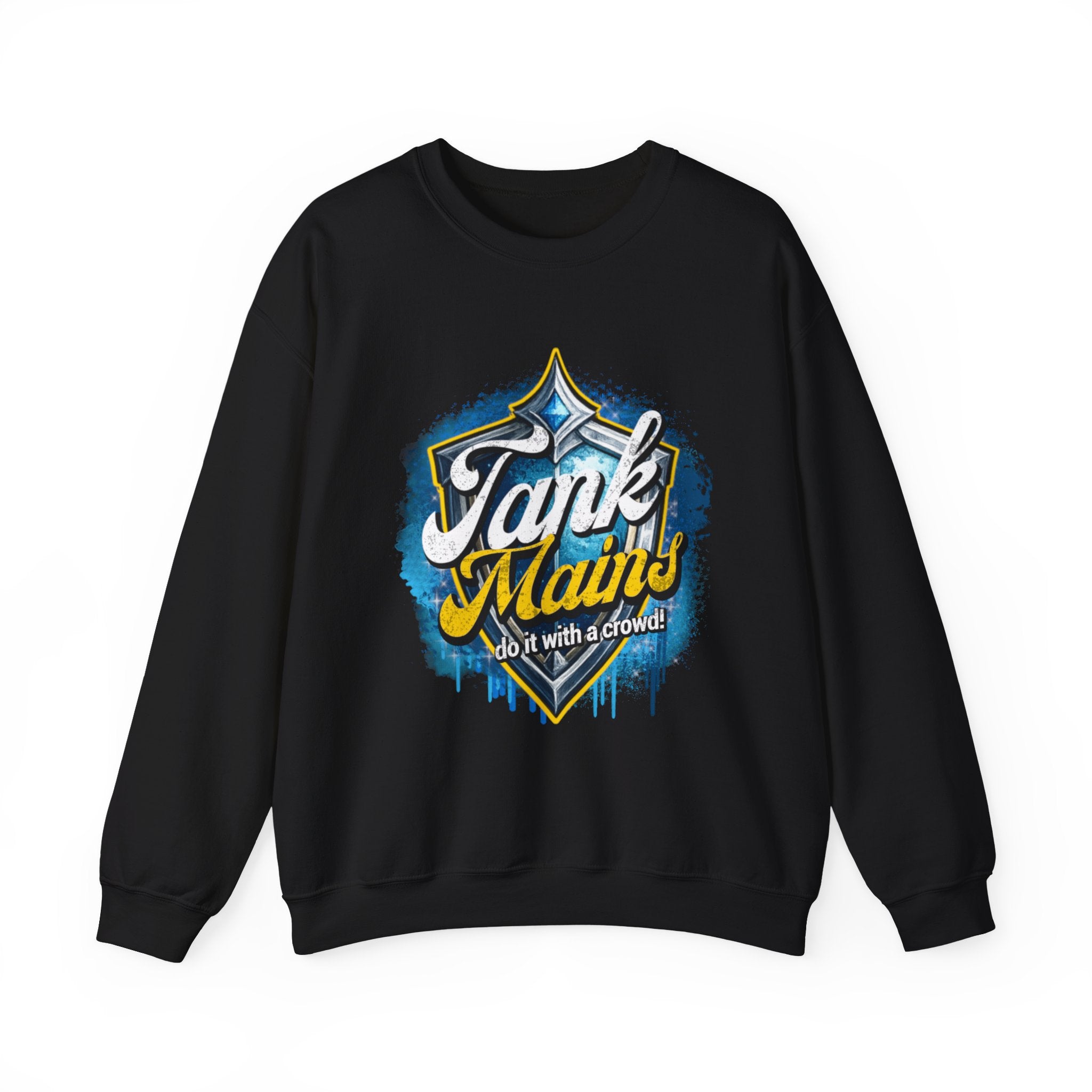 Tank Mains Crewneck Sweatshirt — Gamer Esports Graphic Pullover