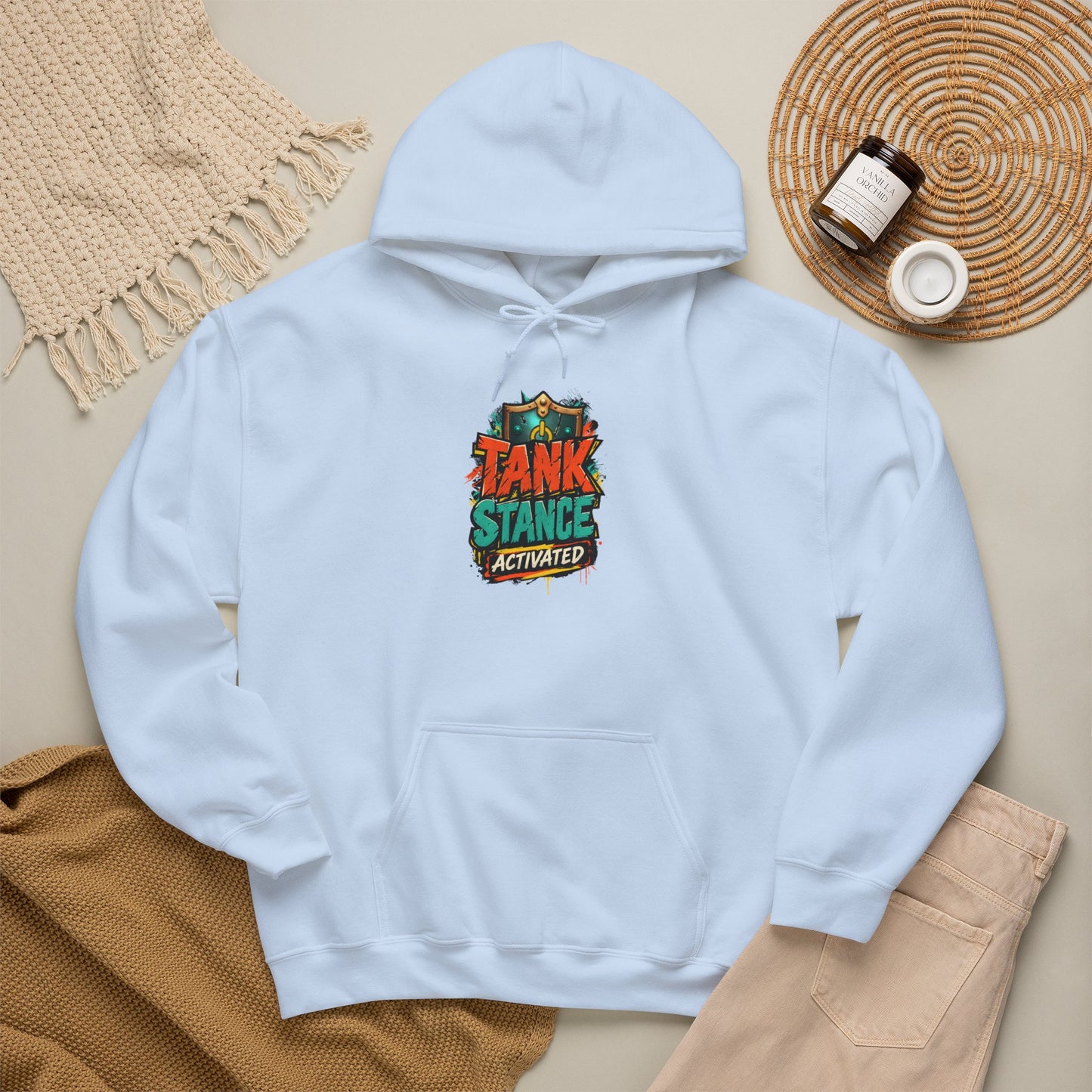 Tank Stance Activated Gamer Hoodie – Neon Graffiti Tank Main Sweatshirt