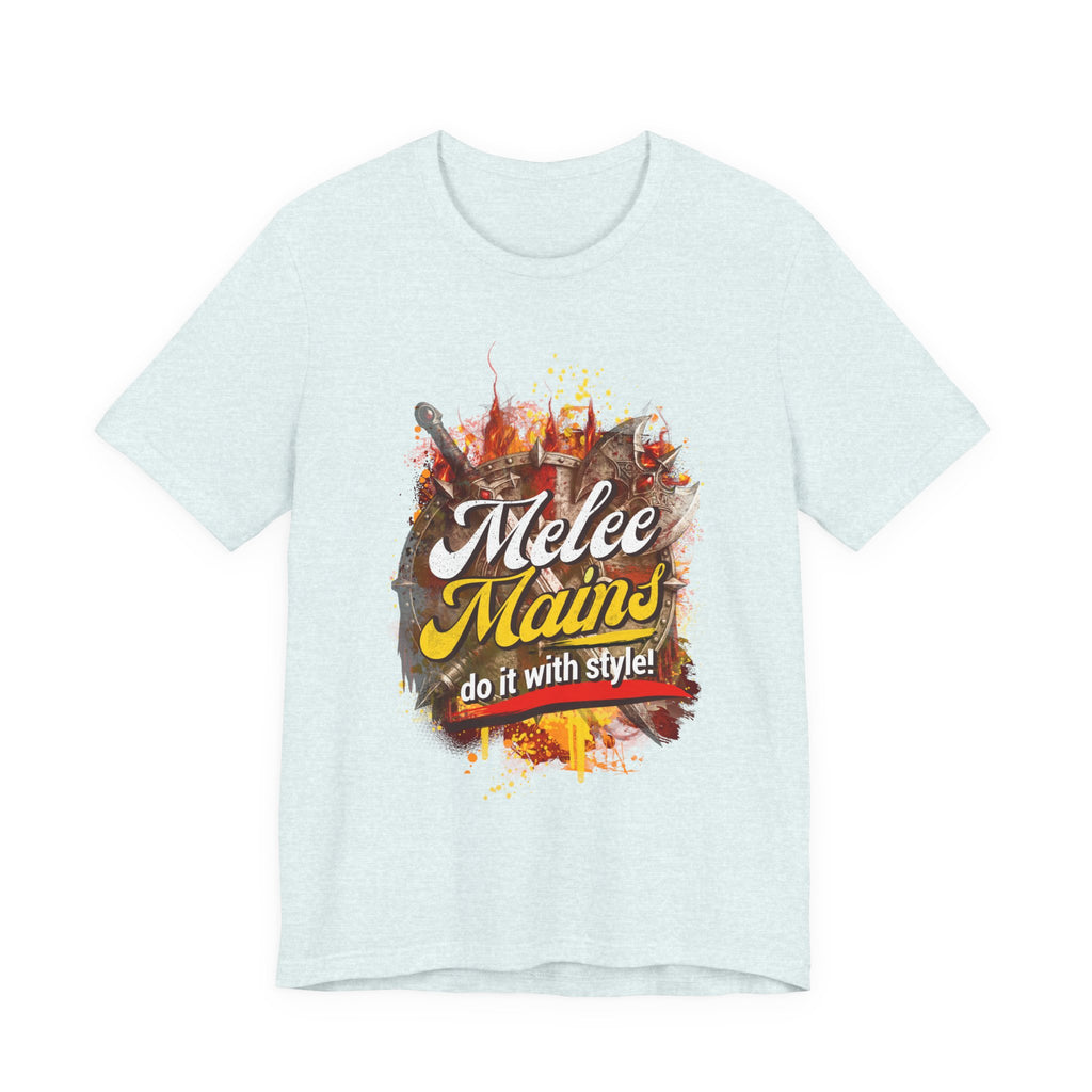 Melee Mains Graphic Tee — “Melee Mains do it with style!” Gamer T‑Shirt