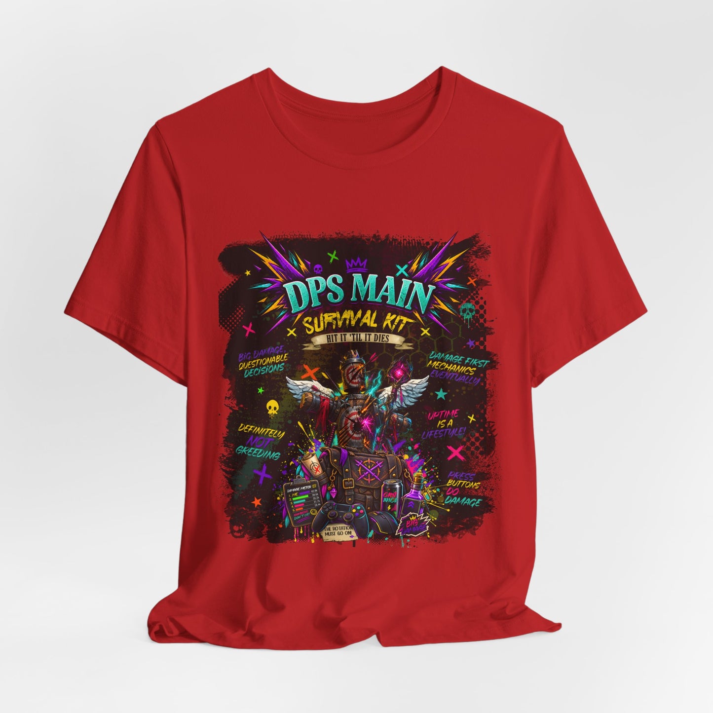 DPS Main Survival Kit – MMORPG Gamer T-Shirt