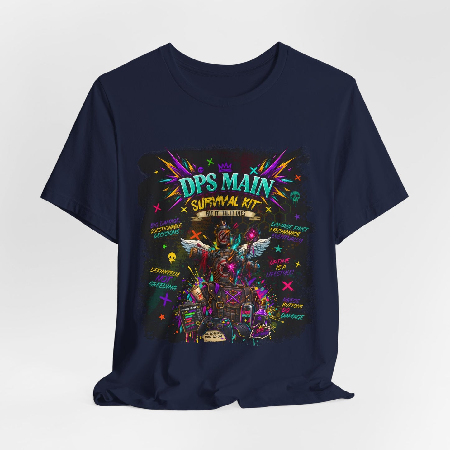 DPS Main Survival Kit – MMORPG Gamer T-Shirt