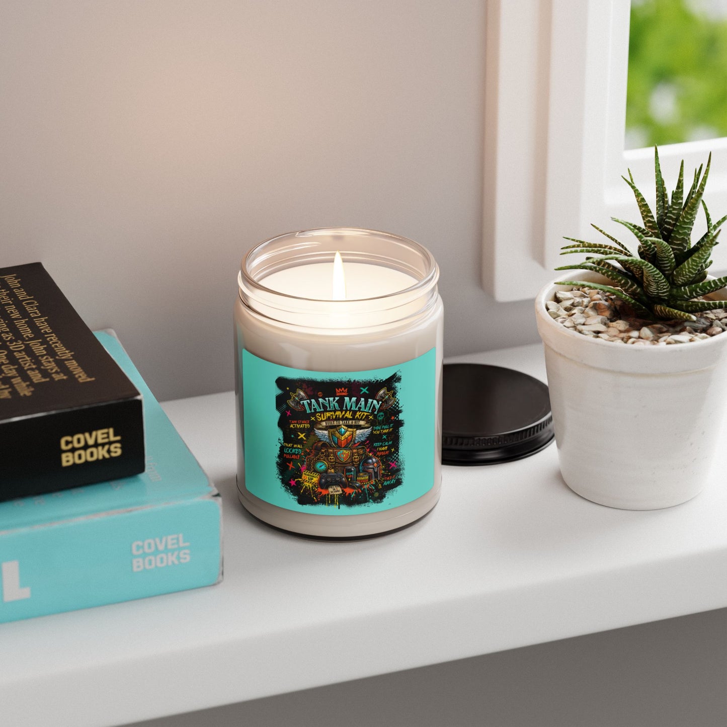 Tank Main Survival Kit | Gamer Scented Soy Candle (9oz)