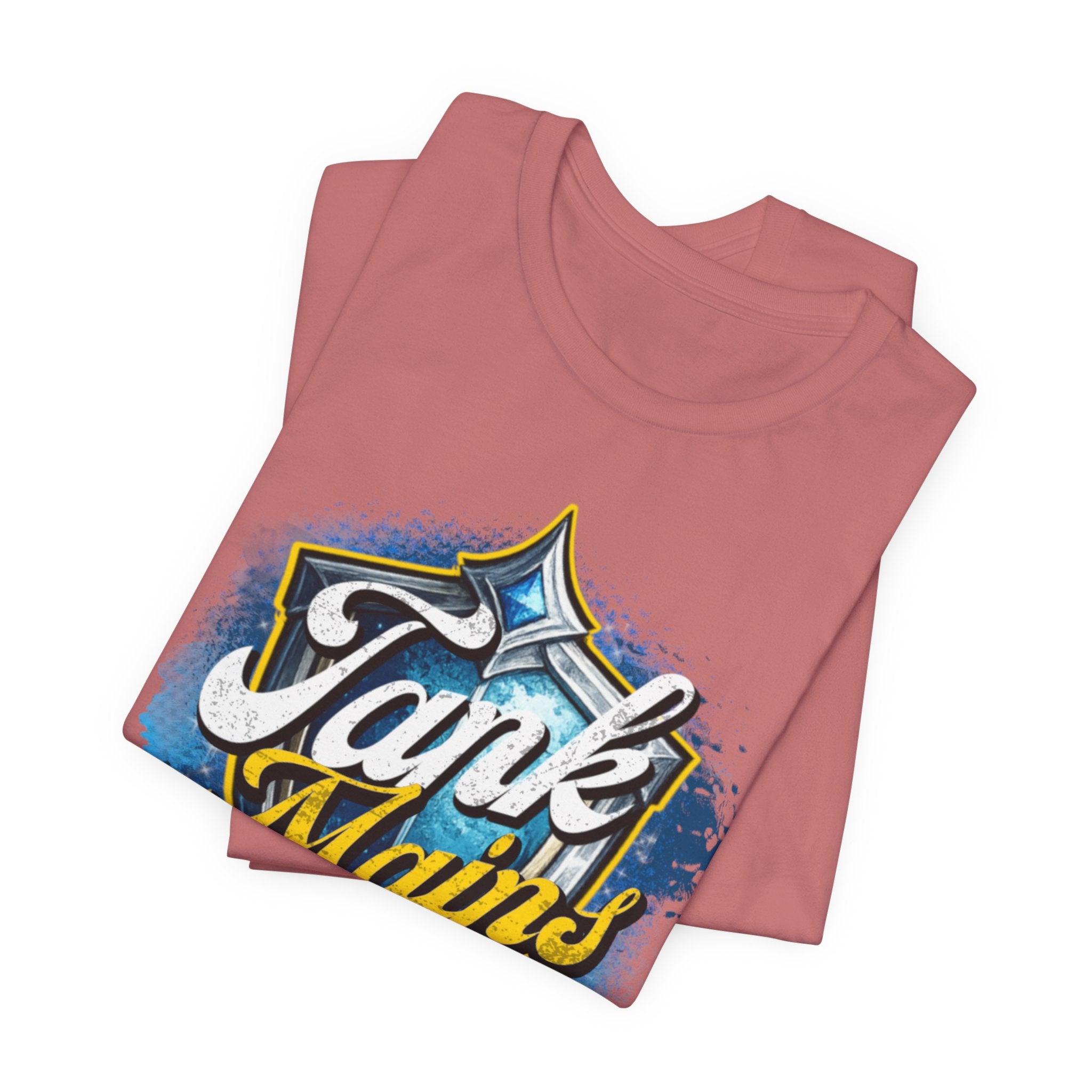 Tank Mains Gaming T‑Shirt — "Do It With a Crowd" Retro Esports Tee