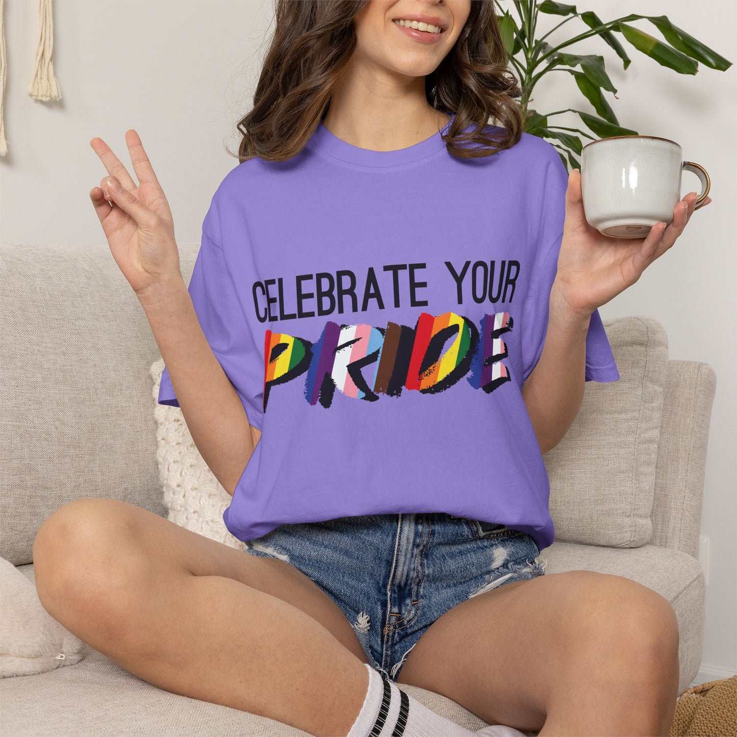 Celebrate Your Pride T-Shirt — Rainbow LGBTQ+ Pride Tee