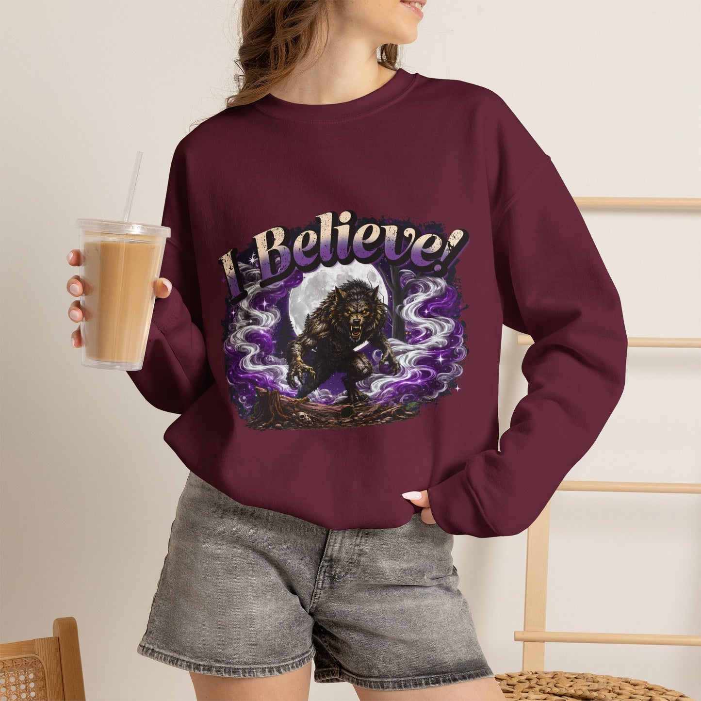 I Believe... Werewolf Crewneck Sweatshirt