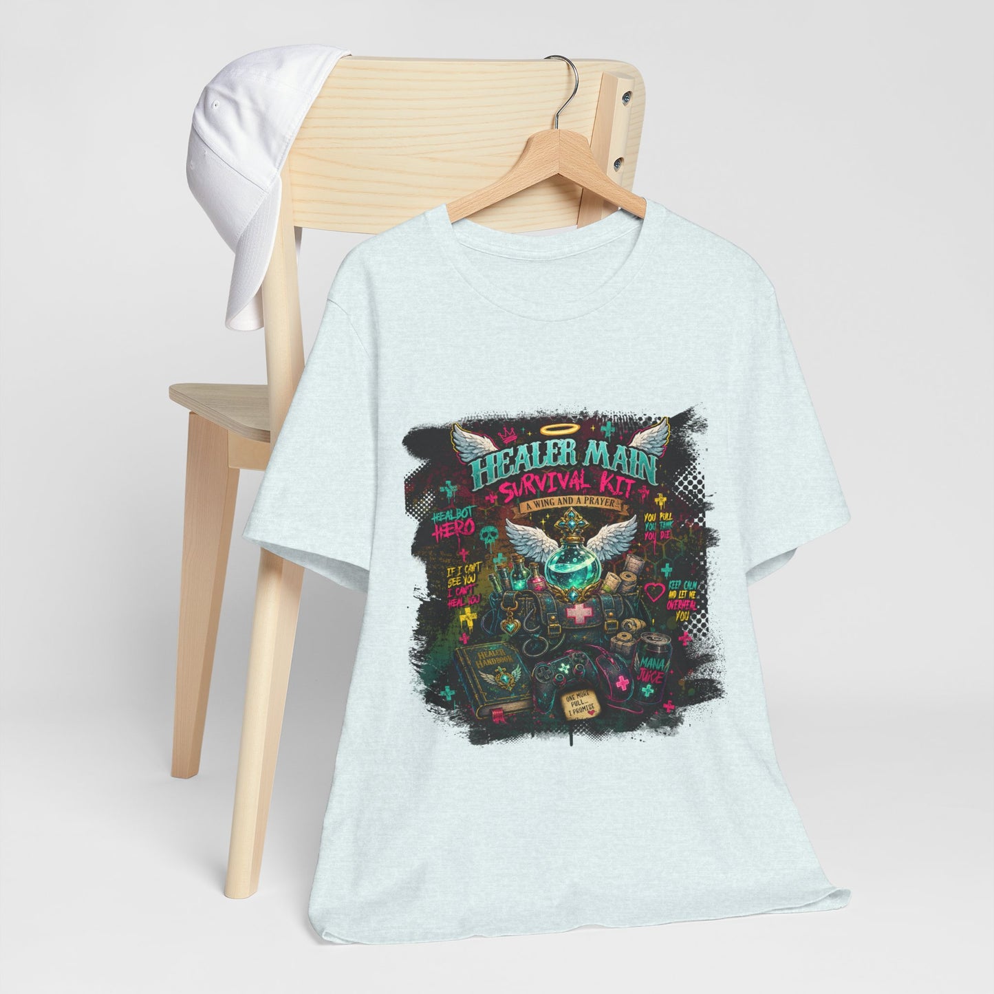 Healer Main Survival Kit | Gaming Graphic T-shirt