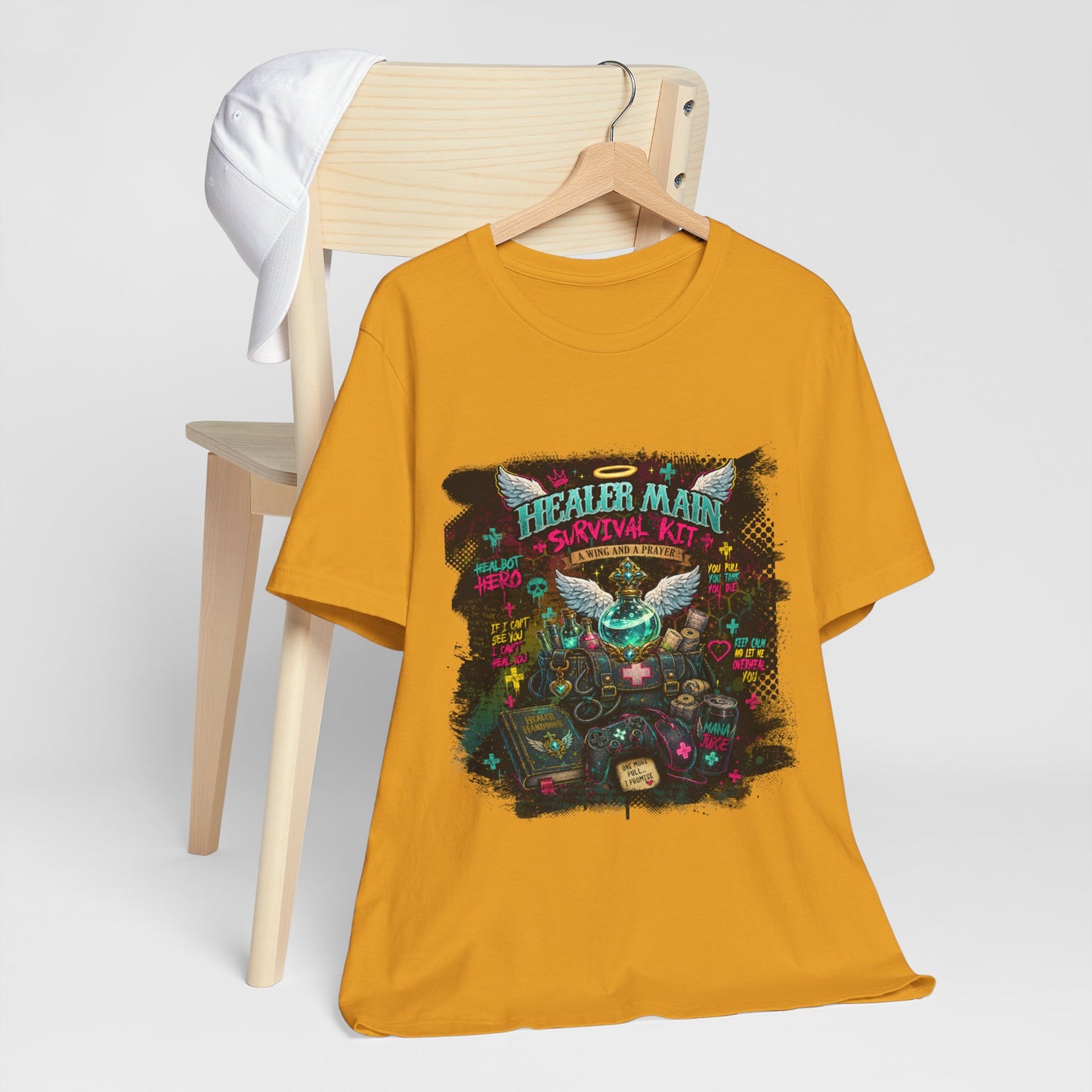 Healer Main Survival Kit | Gaming Graphic T-shirt