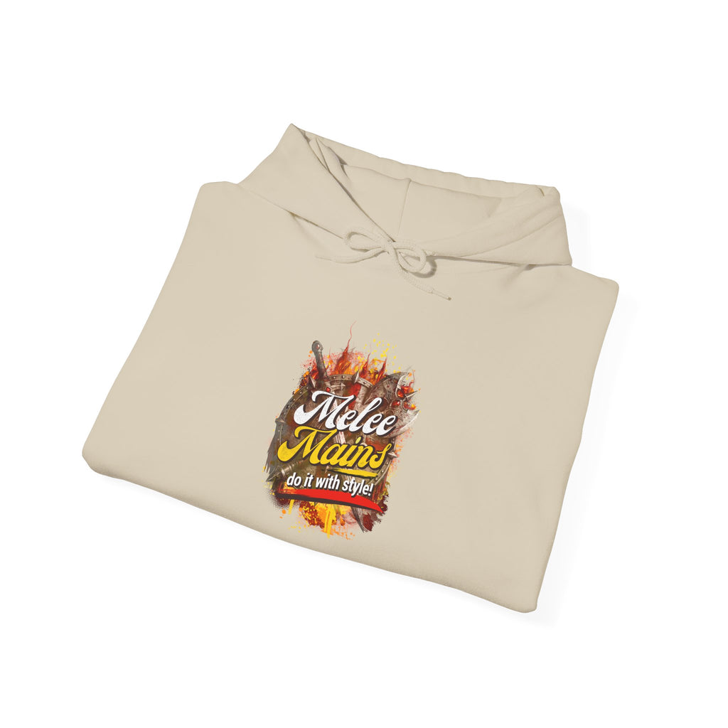 Melee Mains Do it with Style - Gaming, ESports Graphic Hoodie