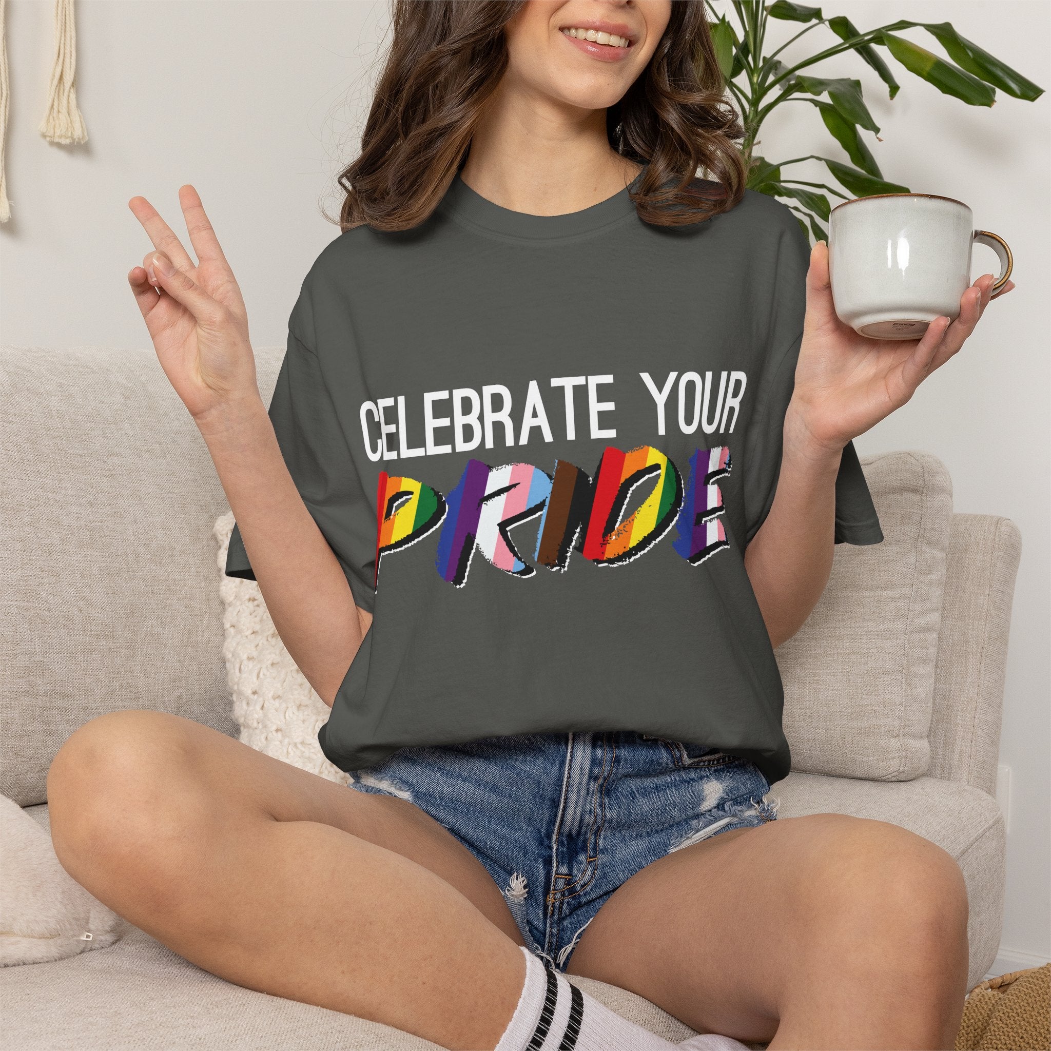Celebrate Your Pride T-Shirt — Rainbow LGBTQ+ Pride Tee