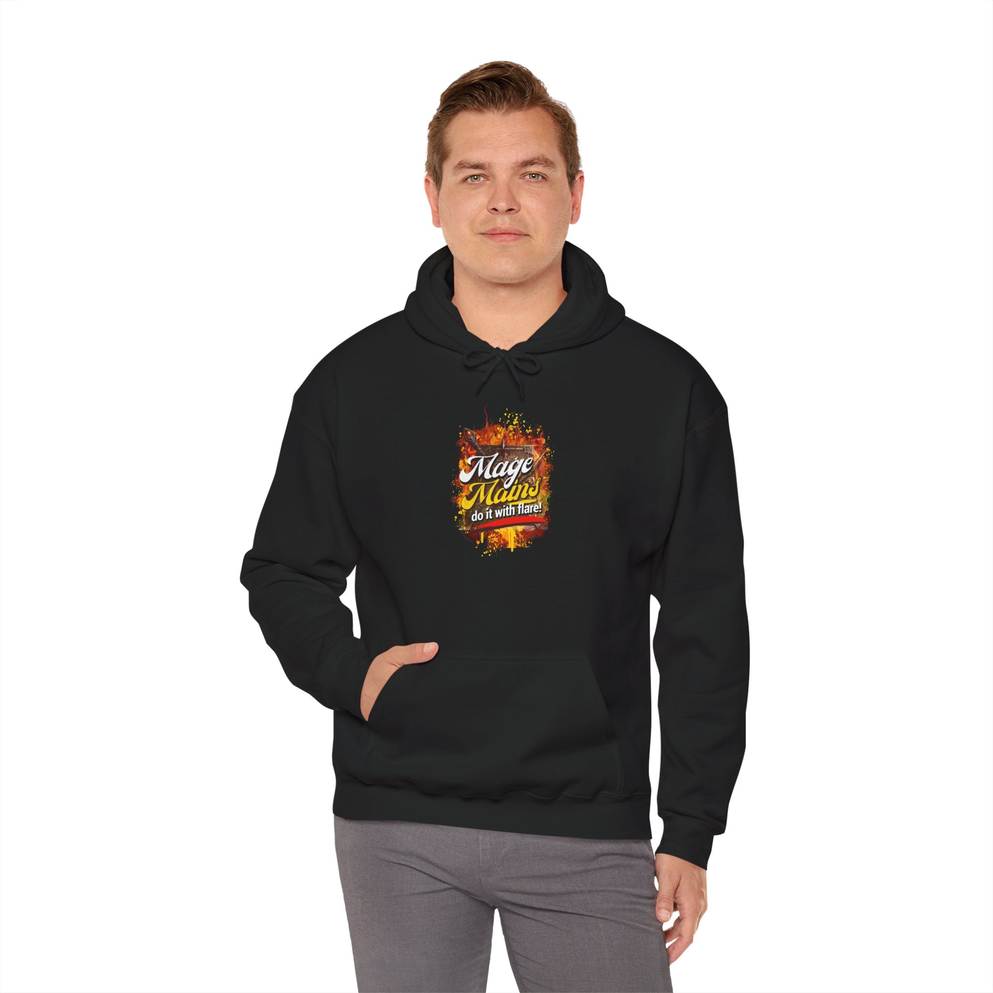 Mage Mains Do it with Flare | Gaming, E-Sports Hoodie