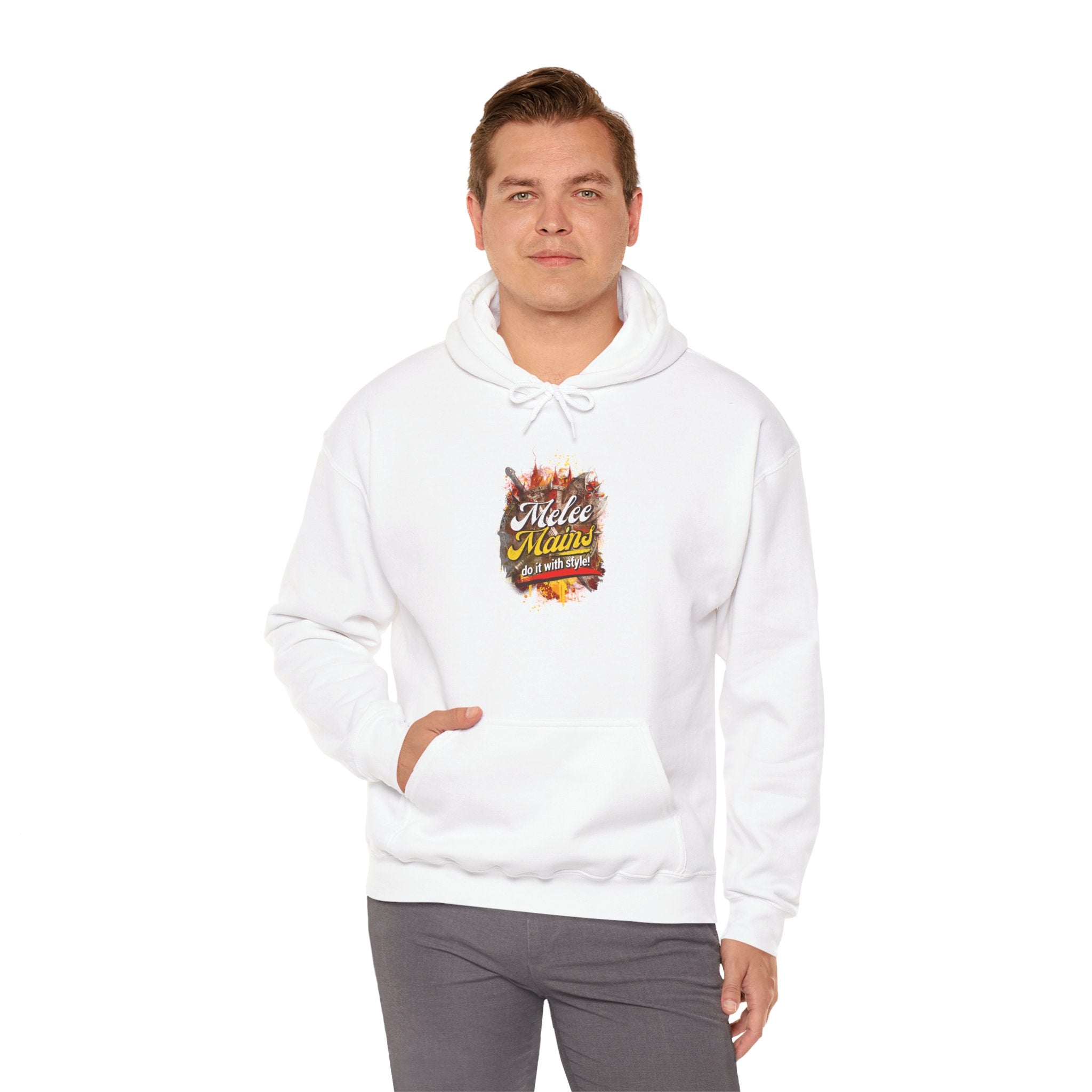 Melee Mains Do it with Style - Gaming, ESports Graphic Hoodie