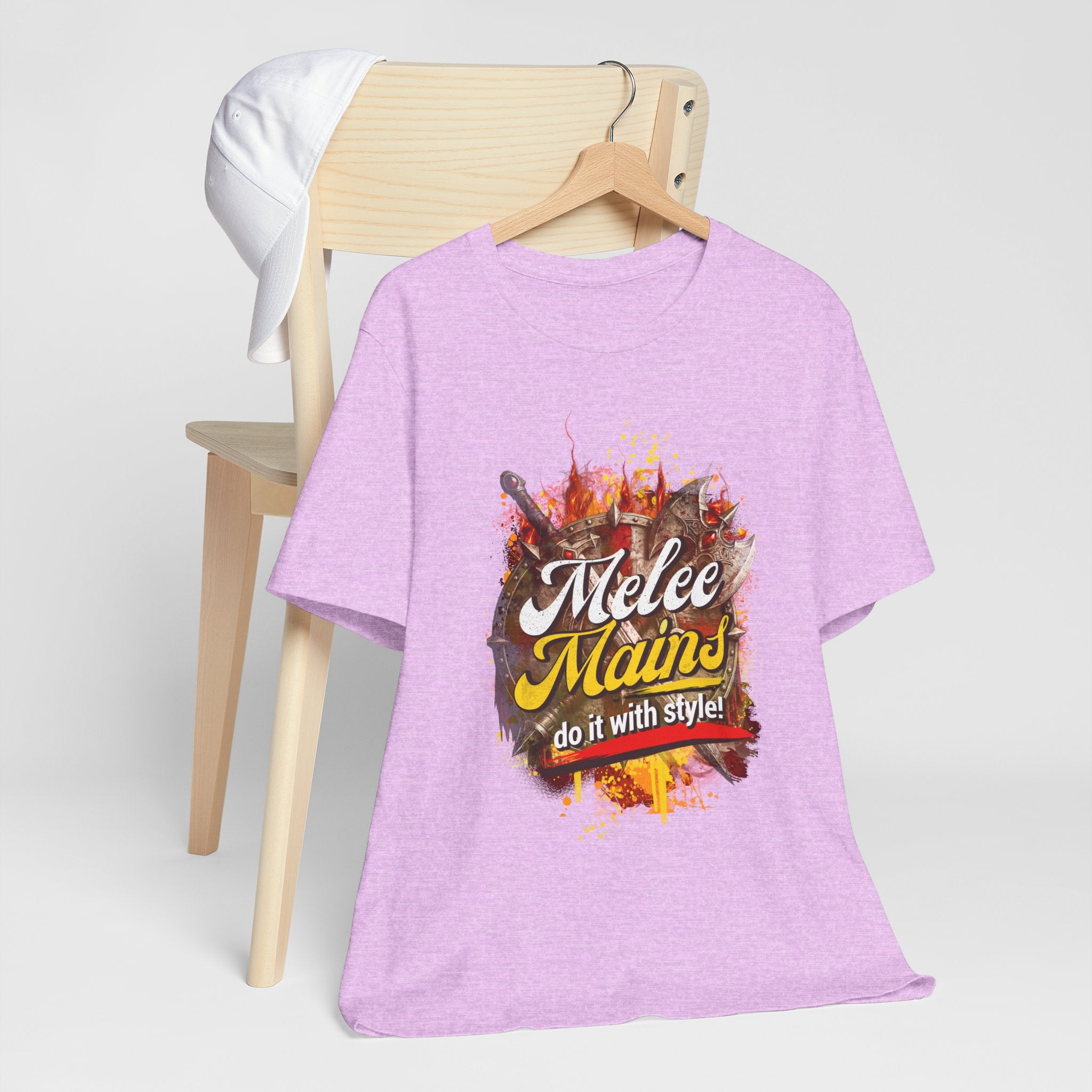 Melee Mains Graphic Tee — “Melee Mains do it with style!” Gamer T‑Shirt