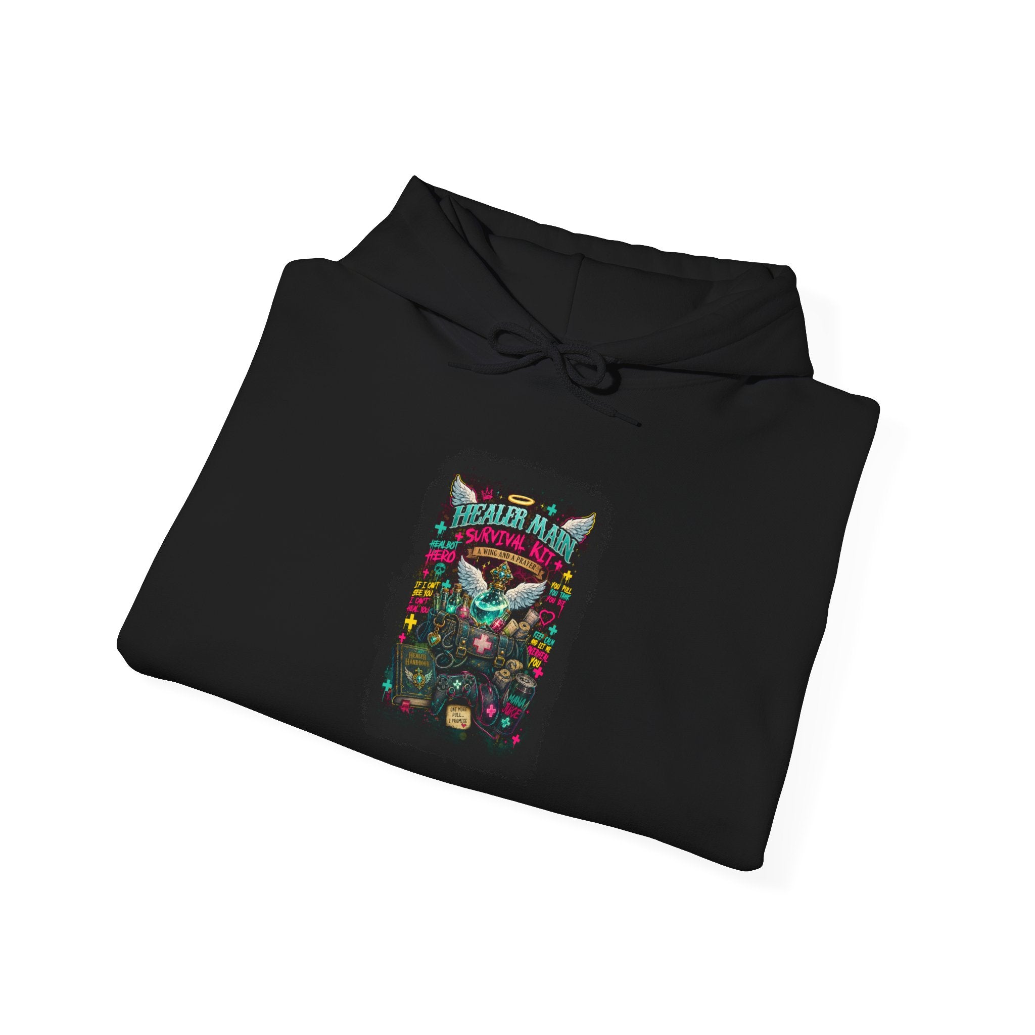 Healer Main Survival Kit | Fantasy Gamer Hoodie