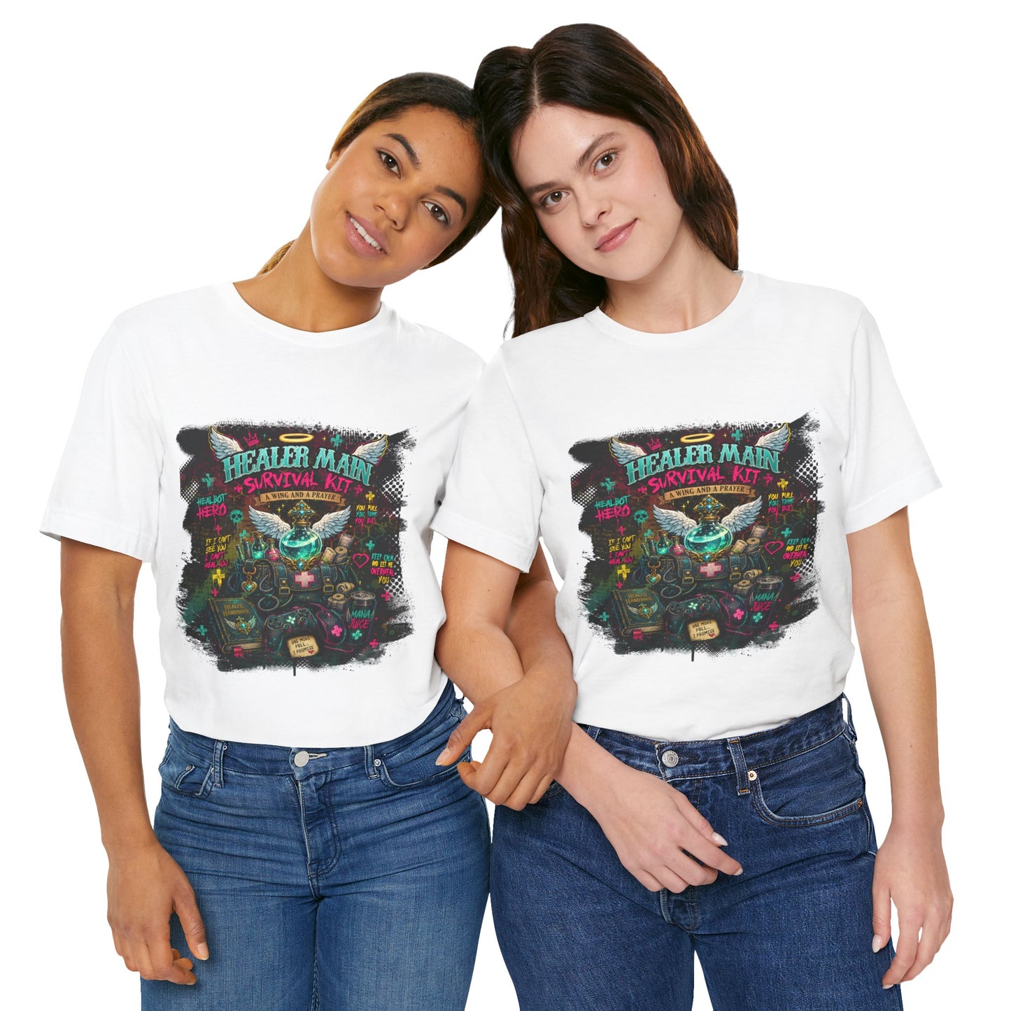 Healer Main Survival Kit | Gaming Graphic T-shirt