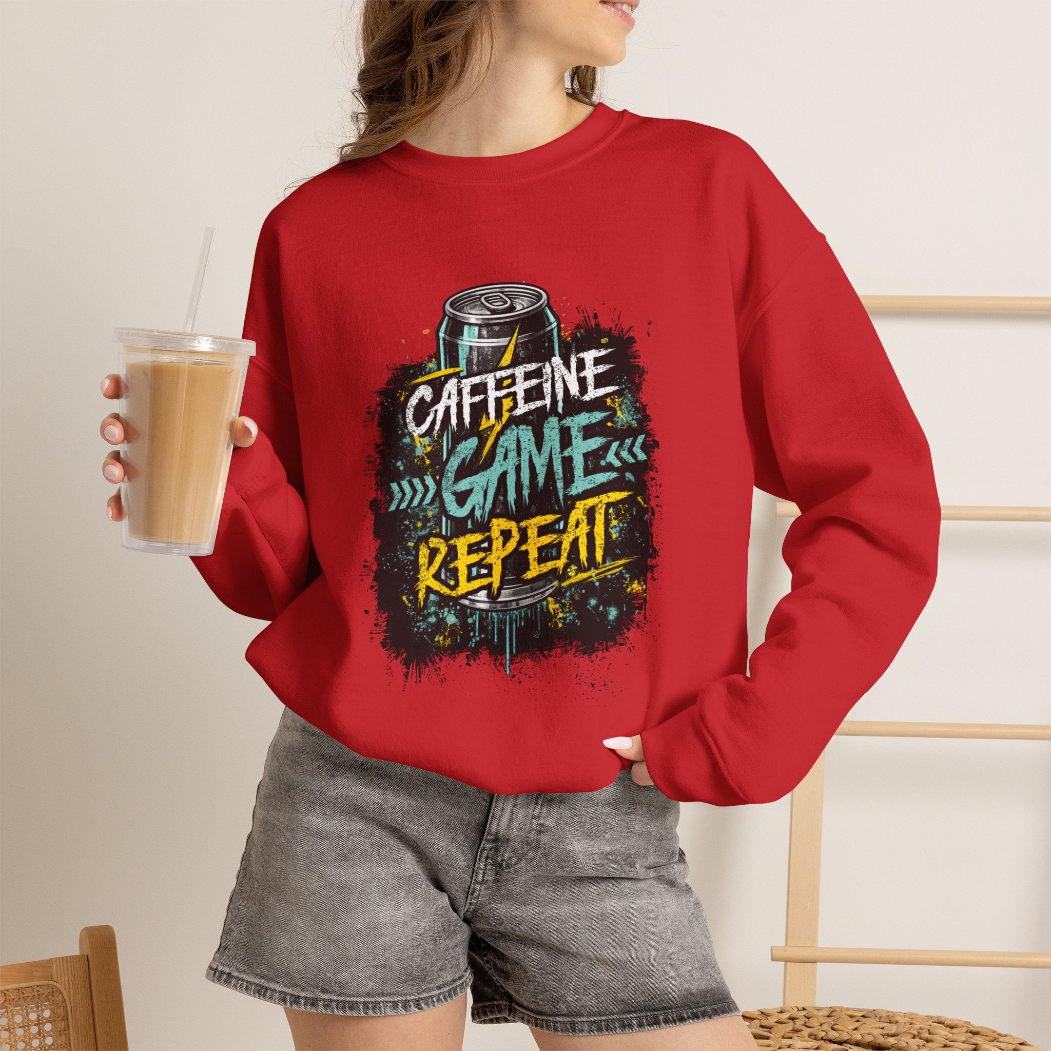 Caffeine Game Repeat Sweatshirt