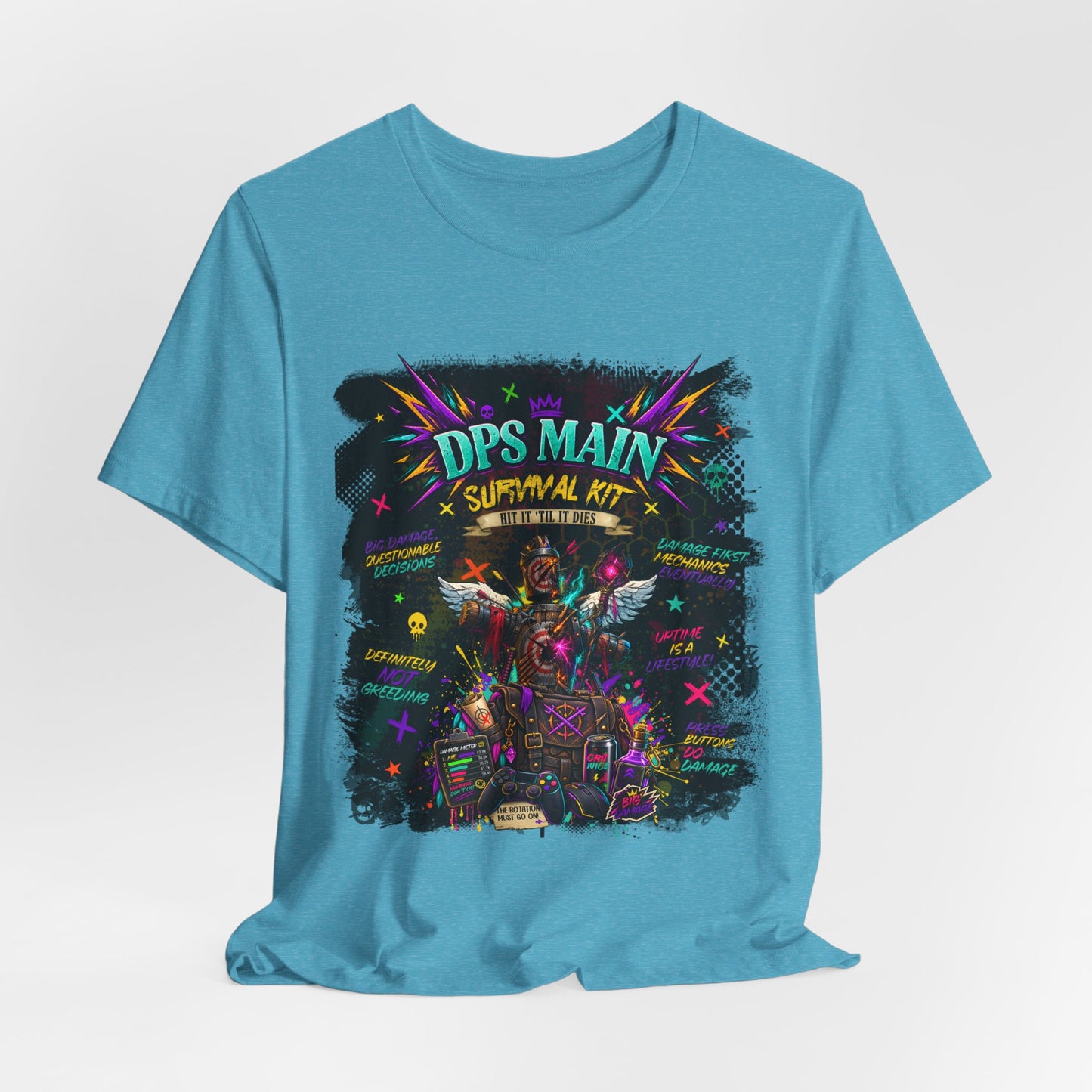 DPS Main Survival Kit – MMORPG Gamer T-Shirt
