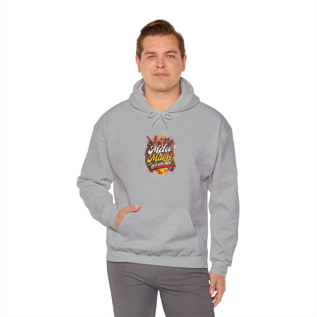 Melee Mains Do it with Style - Gaming, ESports Graphic Hoodie