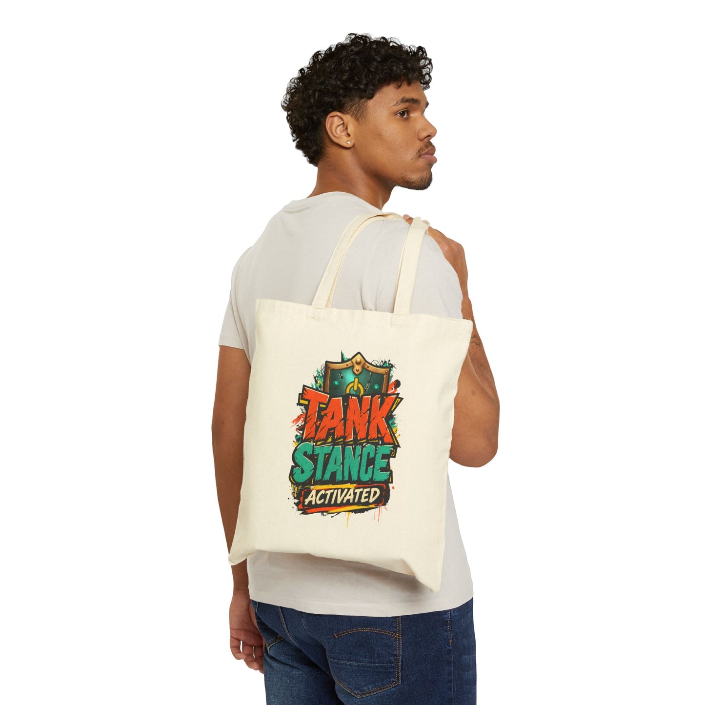 Tank Stance Activated Gamer Tote Bag – Neon Graffiti Tank Main Bag
