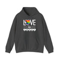 Love Is Love Hoodie — Rainbow Heart Pride Pullover