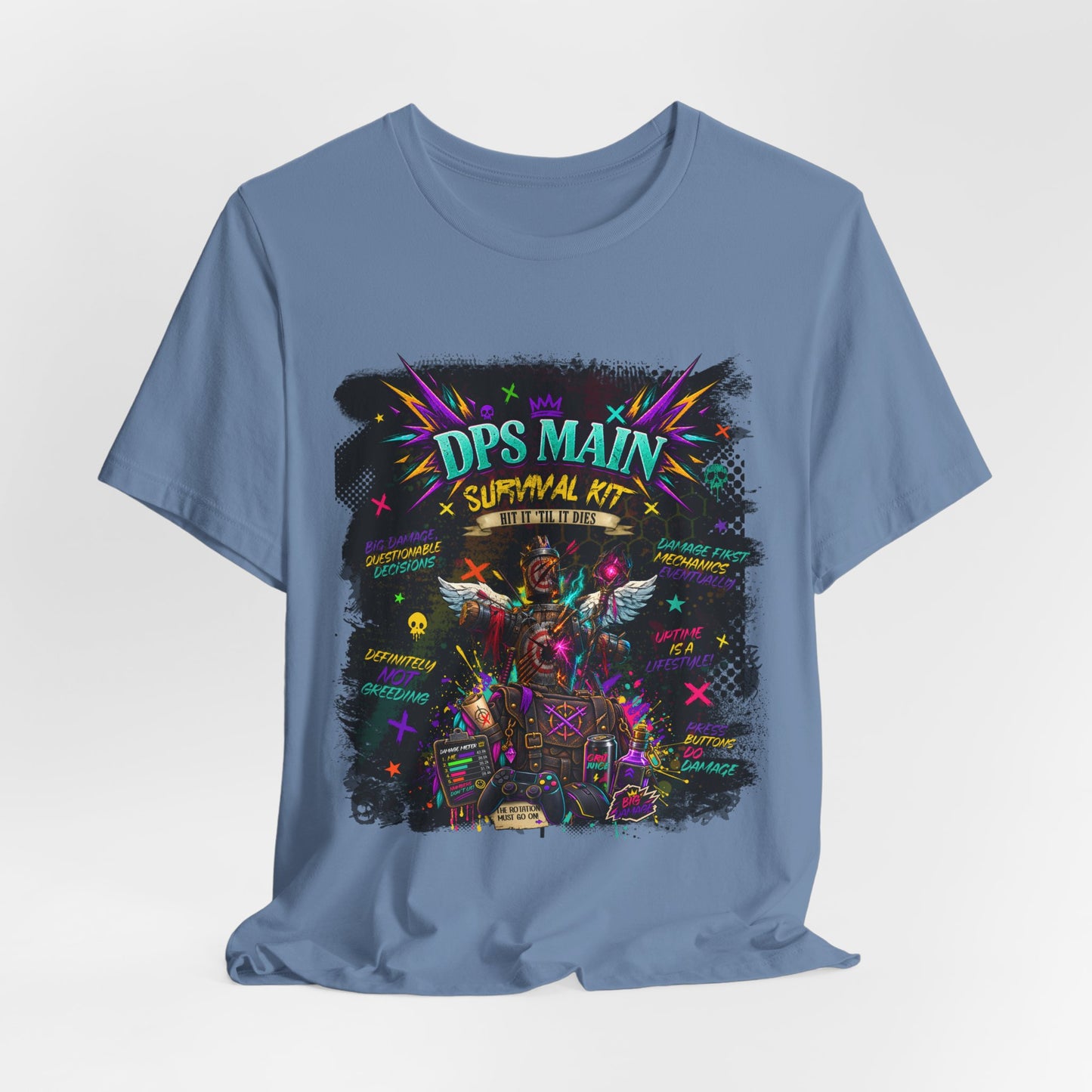 DPS Main Survival Kit – MMORPG Gamer T-Shirt