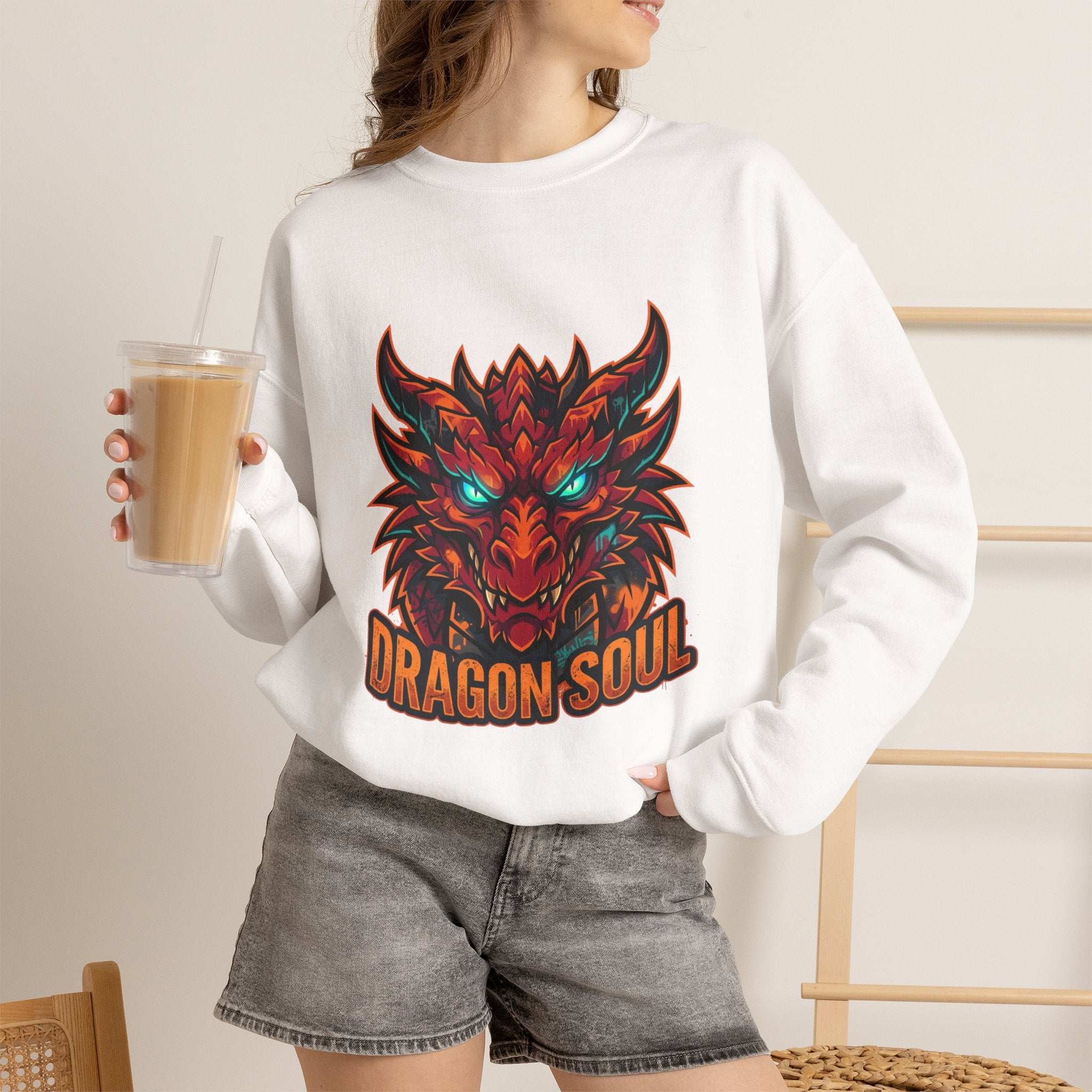 Dragon Soul sweatshirt | dragon, fantasy art, tattoo style