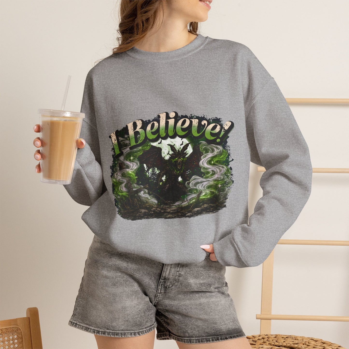 I Believe... Jersey Devil Crewneck Sweatshirt