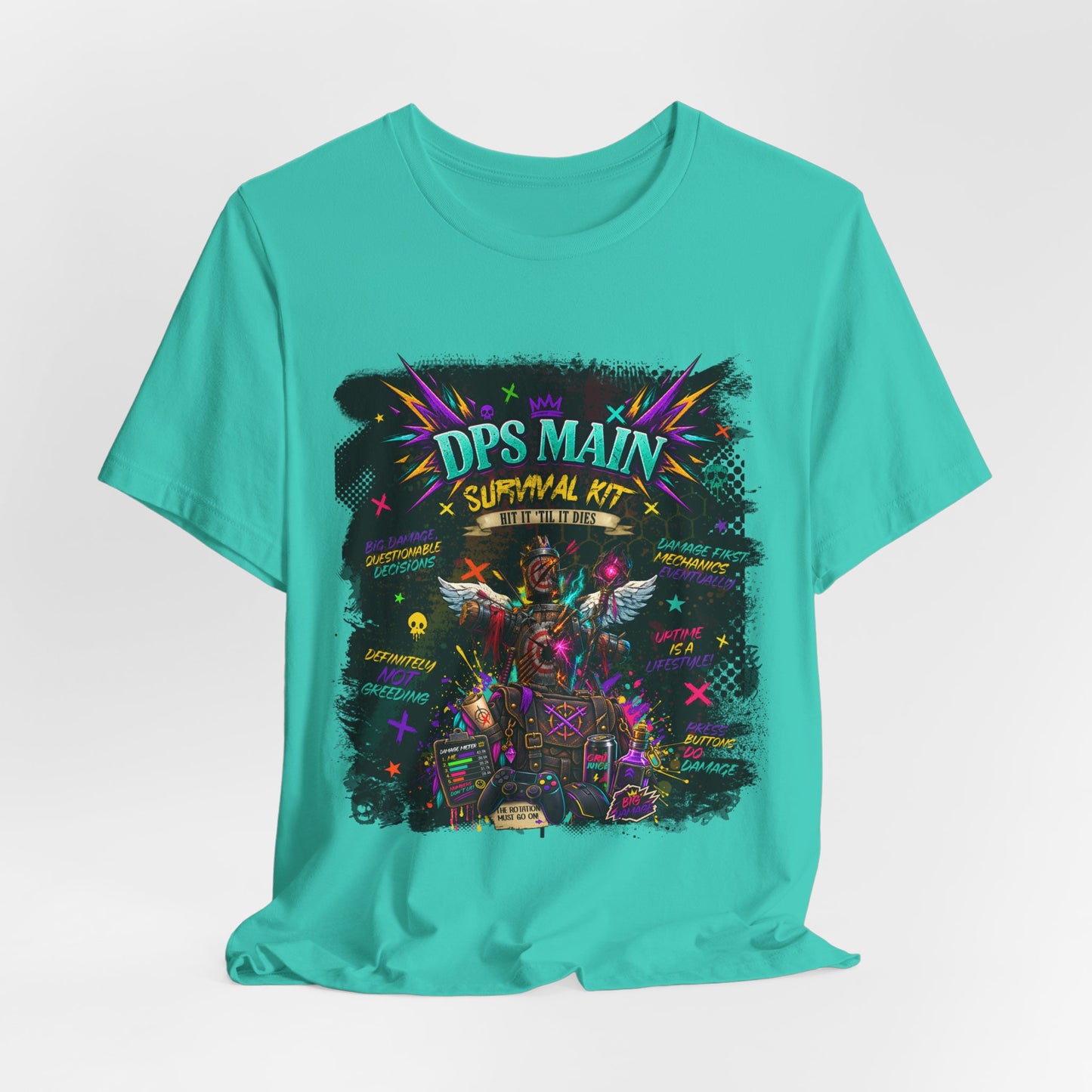 DPS Main Survival Kit – MMORPG Gamer T-Shirt
