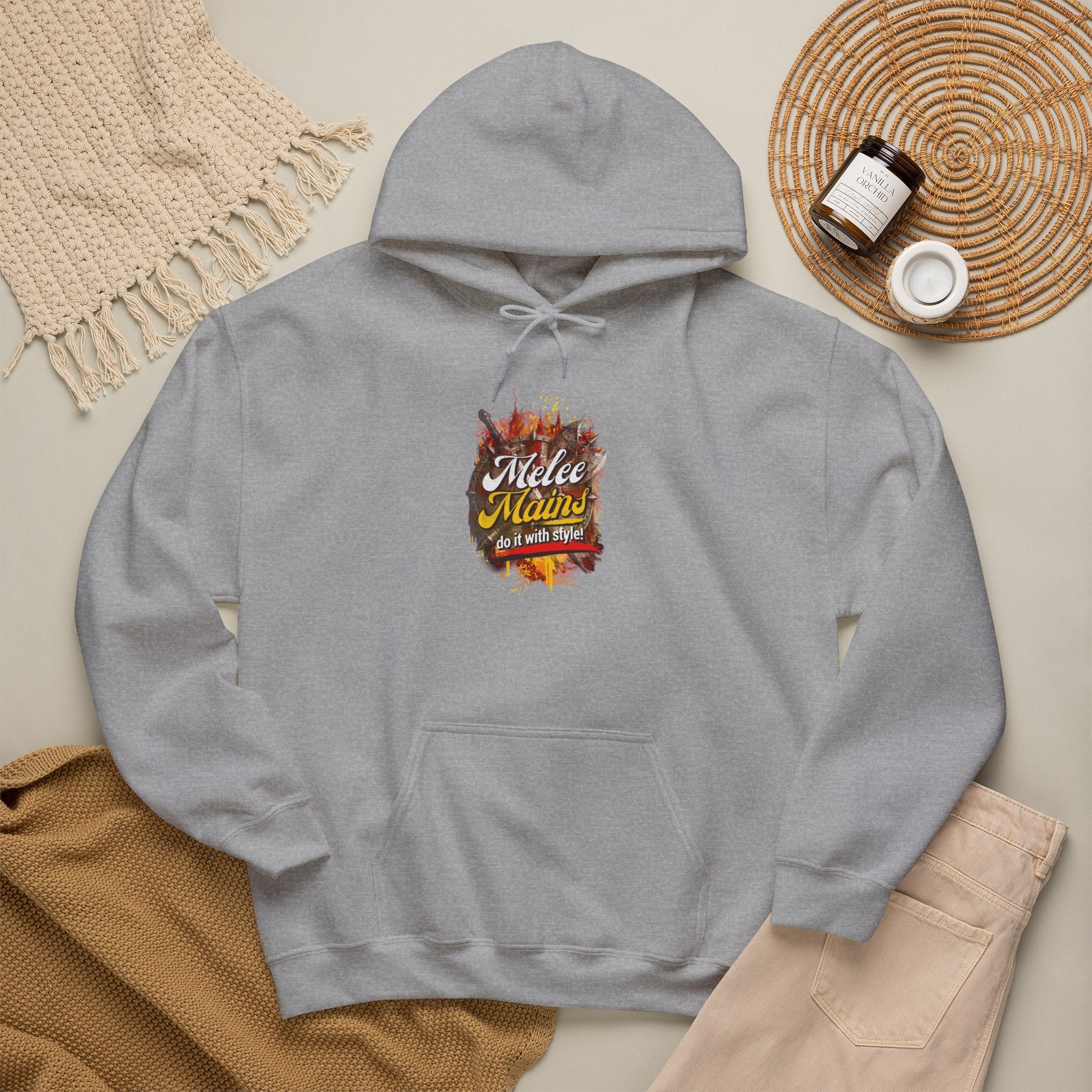 Melee Mains Do it with Style - Gaming, ESports Graphic Hoodie