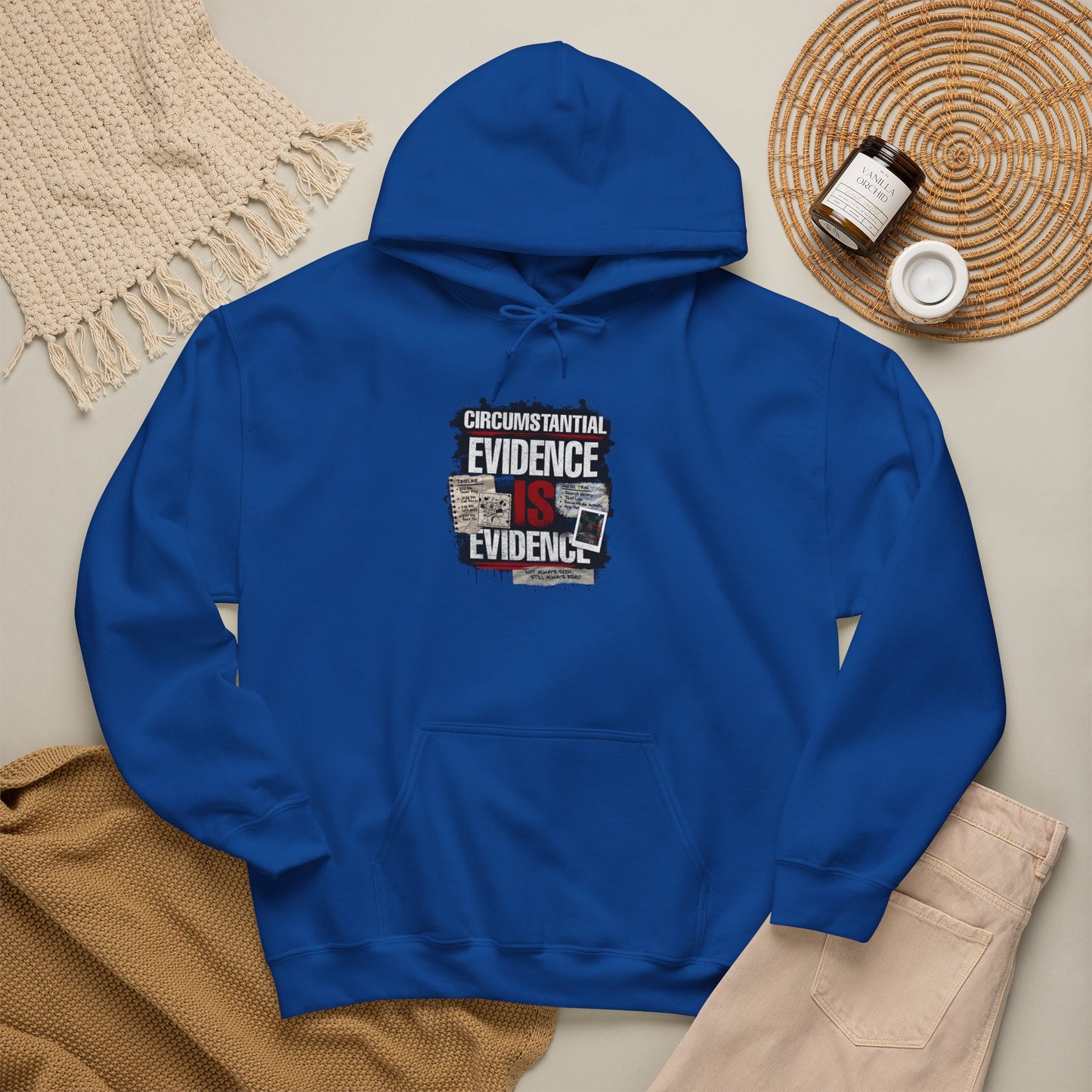 Circumstantial Evidence Is Evidence | True Crime Pullover Hoodie