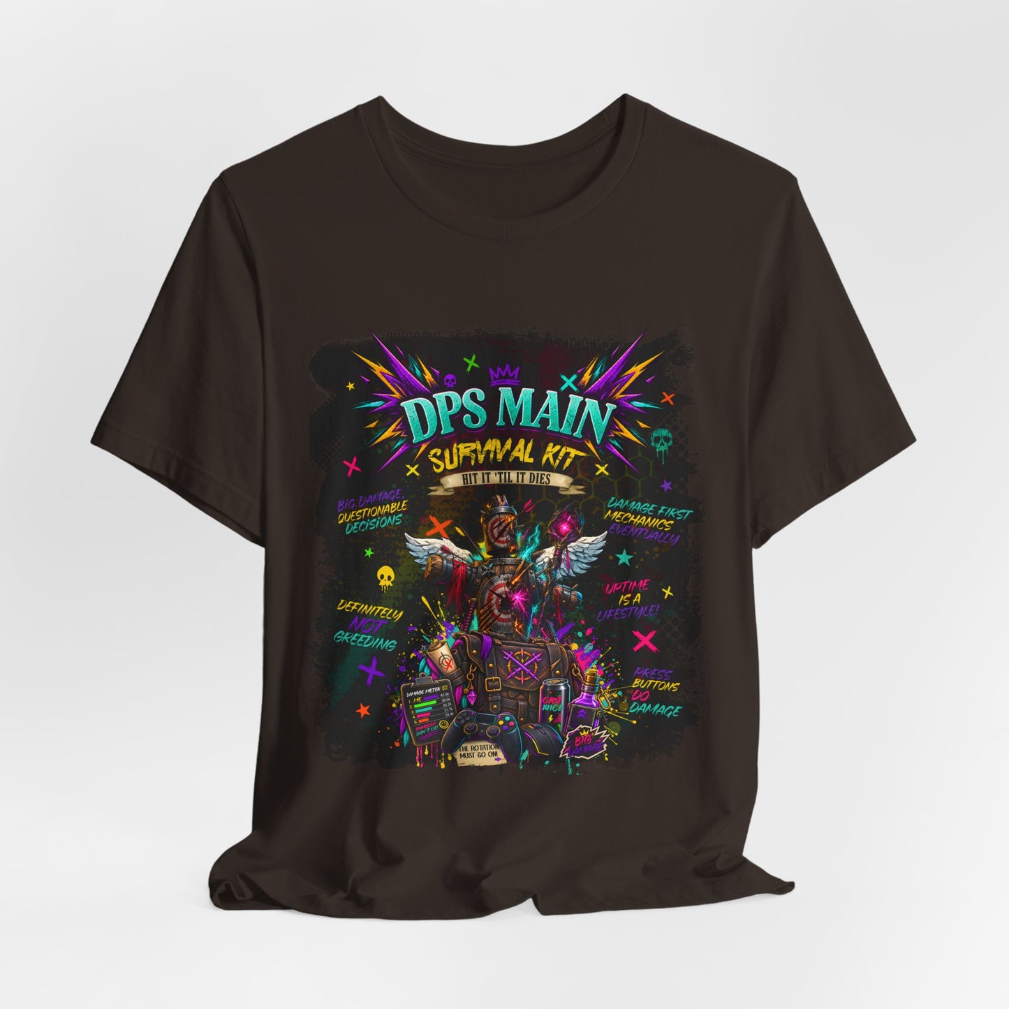 DPS Main Survival Kit – MMORPG Gamer T-Shirt