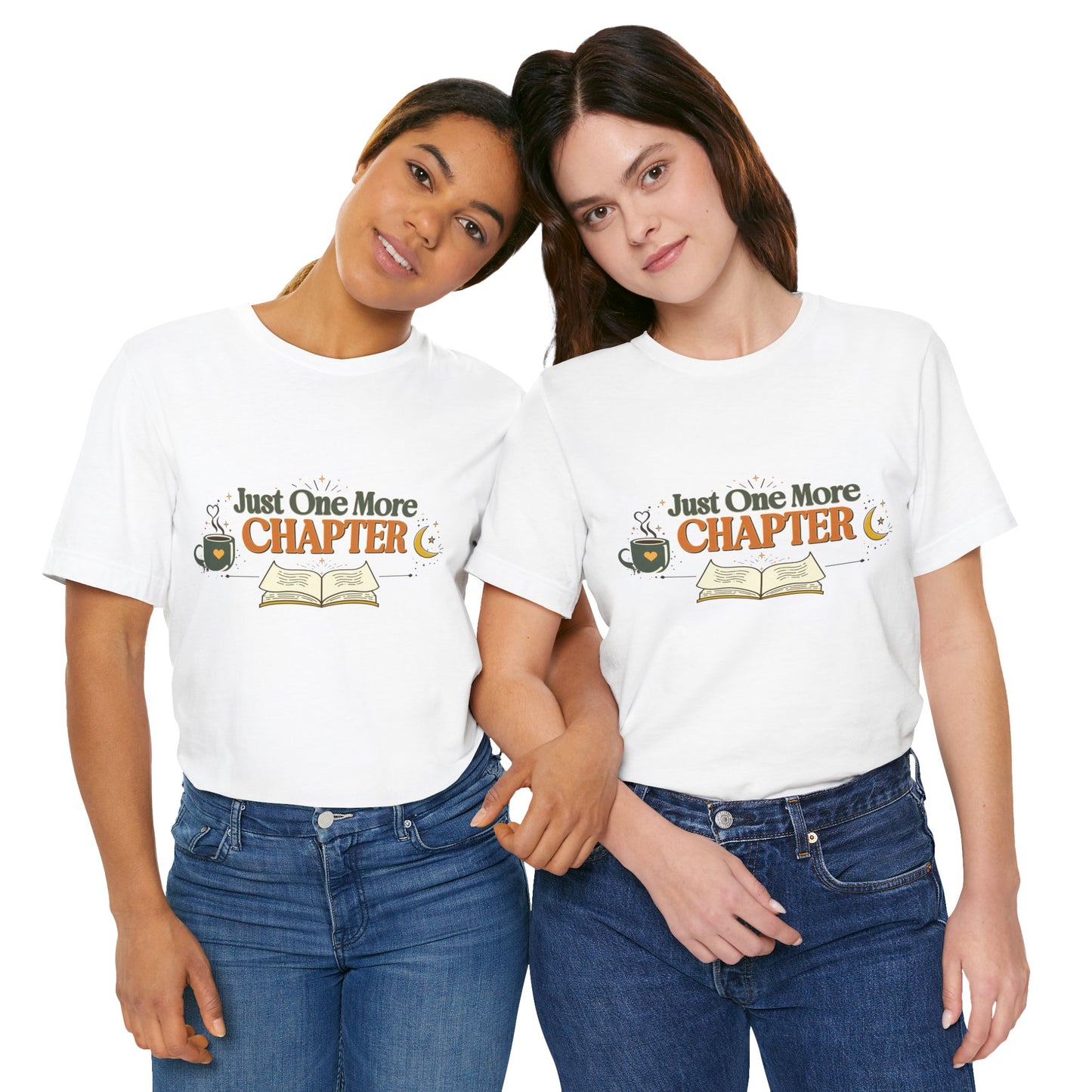 Just One More Chapter | Vintage Book Lover Grunge T-Shirt