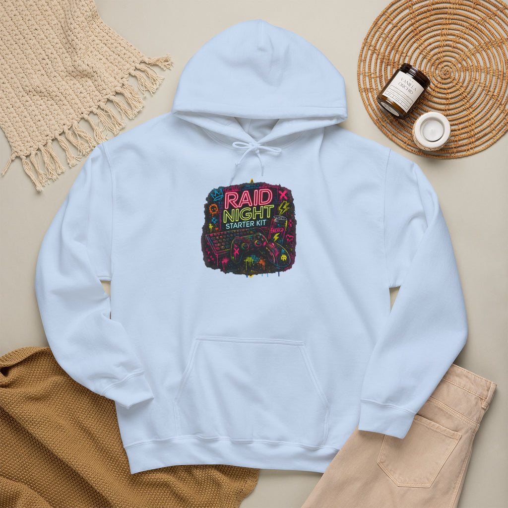 Raid Night Starter Kit | Retro Neon Gamer Hoodie