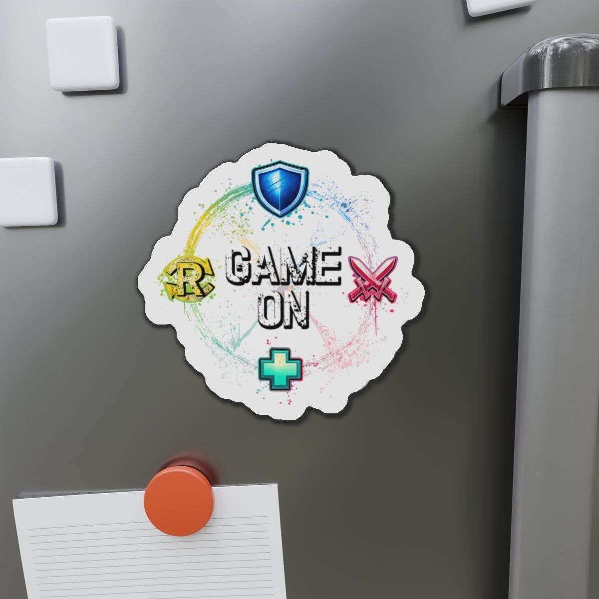 Game On Party Roles Die-Cut Gamer Magnet