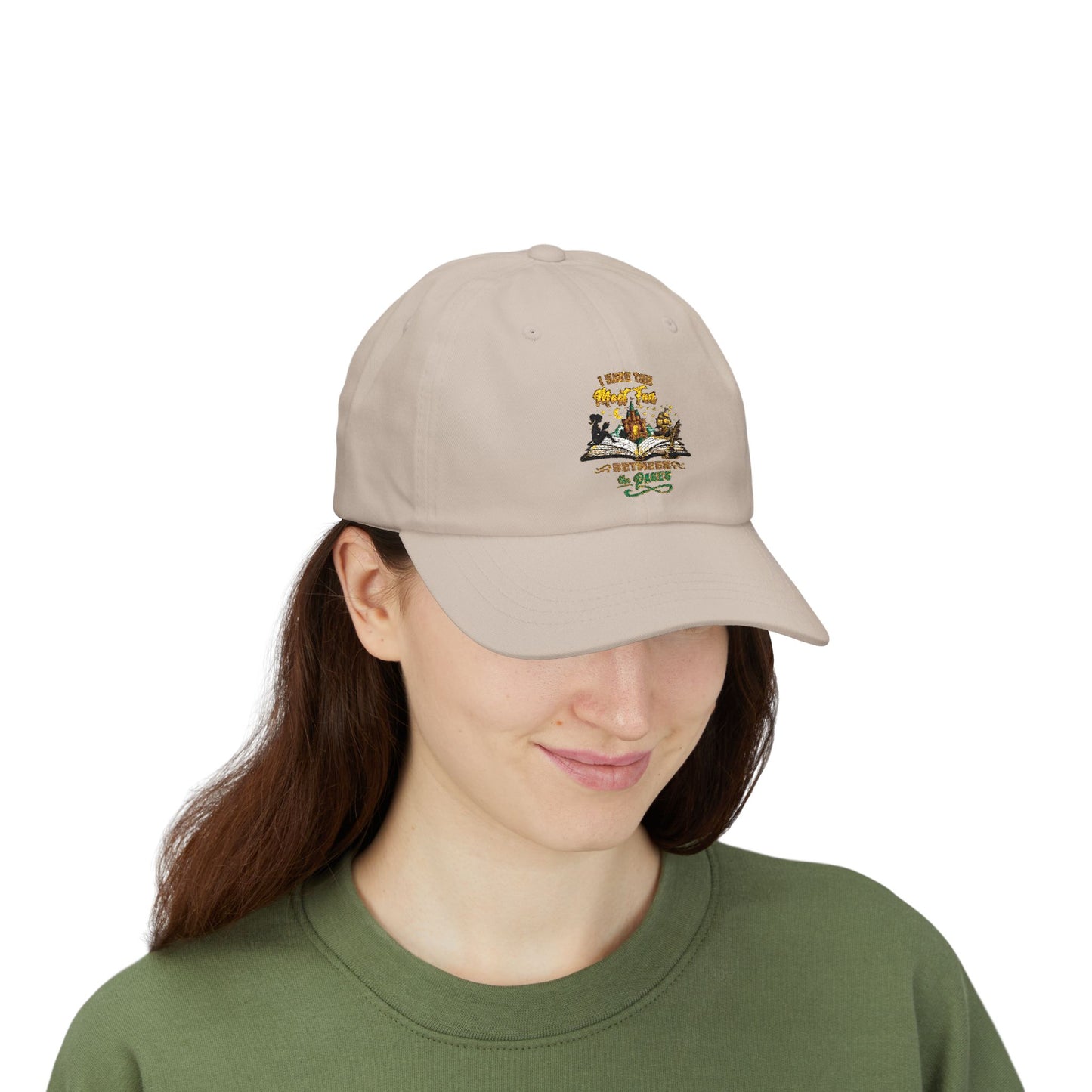 I Have the Most Fun Between the Pages Dad Cap | Fantasy Book Lover Hat
