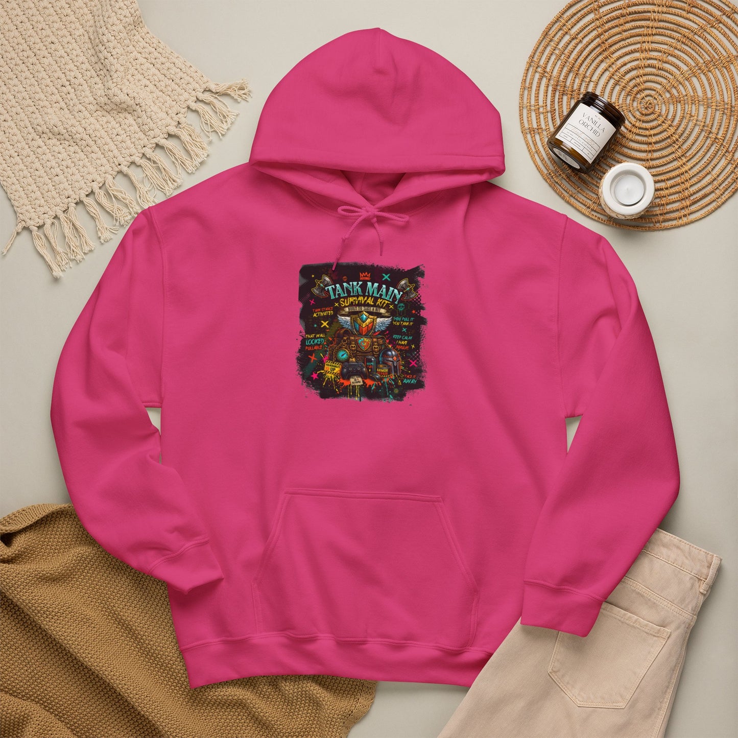 Tank Main Survival Kit | Fantasy Gamer Hoodie