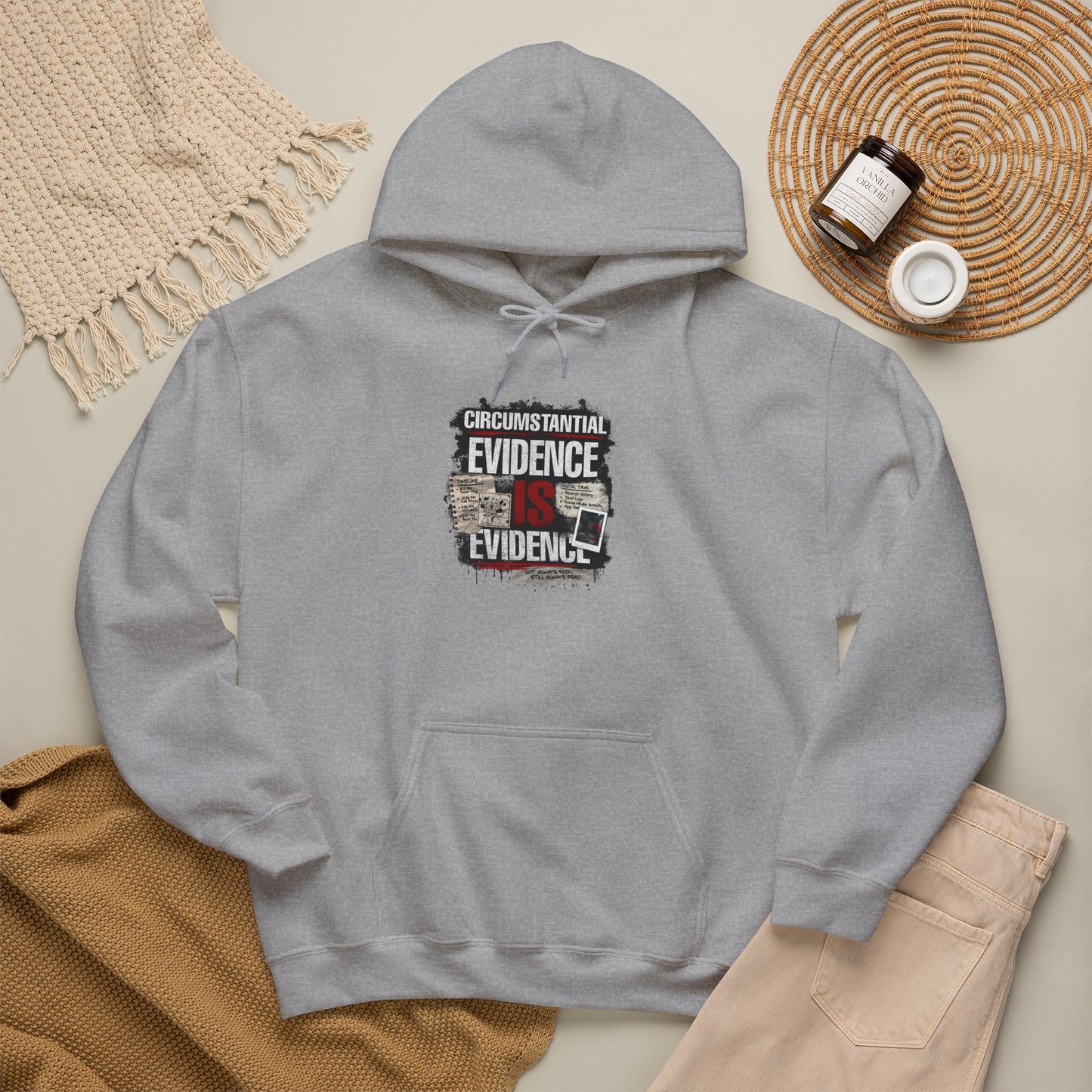 Circumstantial Evidence Is Evidence | True Crime Pullover Hoodie