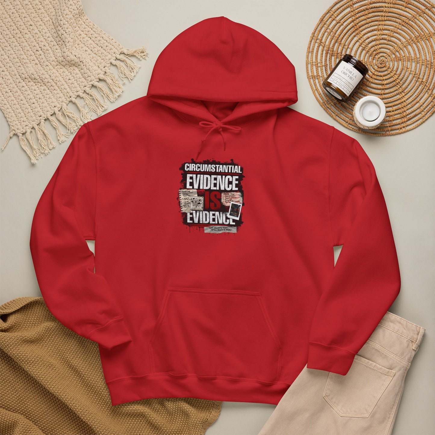 Circumstantial Evidence Is Evidence | True Crime Pullover Hoodie