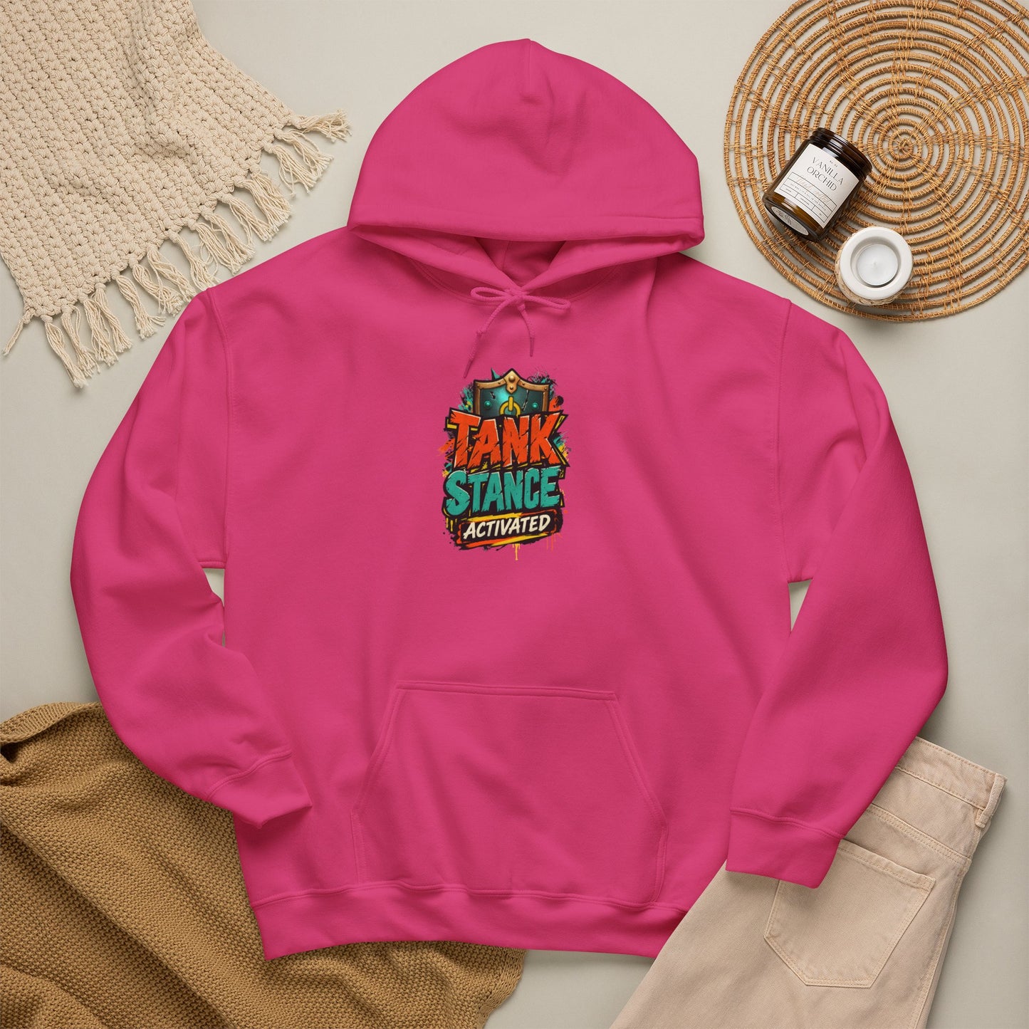Tank Stance Activated Gamer Hoodie – Neon Graffiti Tank Main Sweatshirt