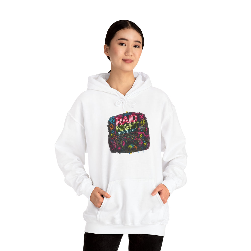 Raid Night Starter Kit | Retro Neon Gamer Hoodie
