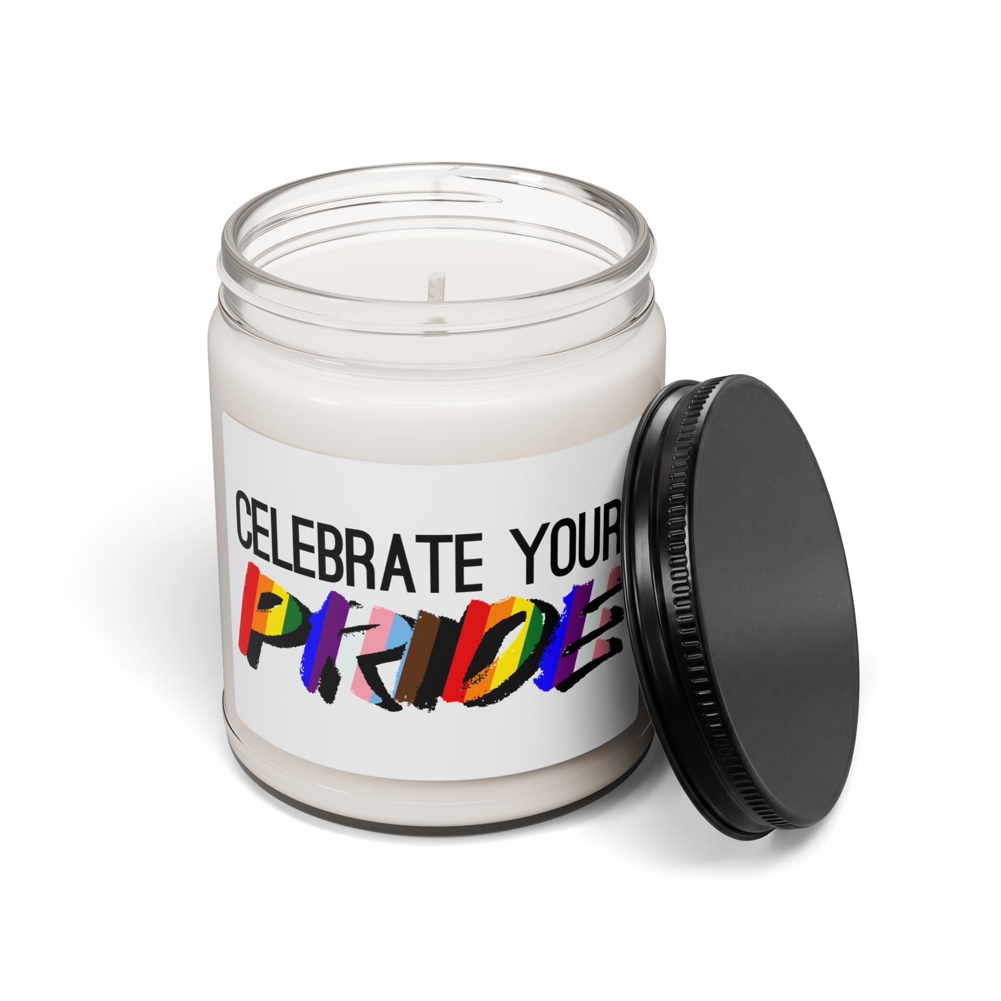 Celebrate Your Pride Scented Soy Candle — 9oz LGBTQ+ Rainbow Gift