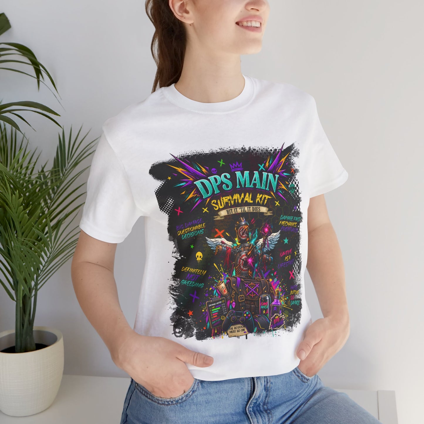 DPS Main Survival Kit – MMORPG Gamer T-Shirt