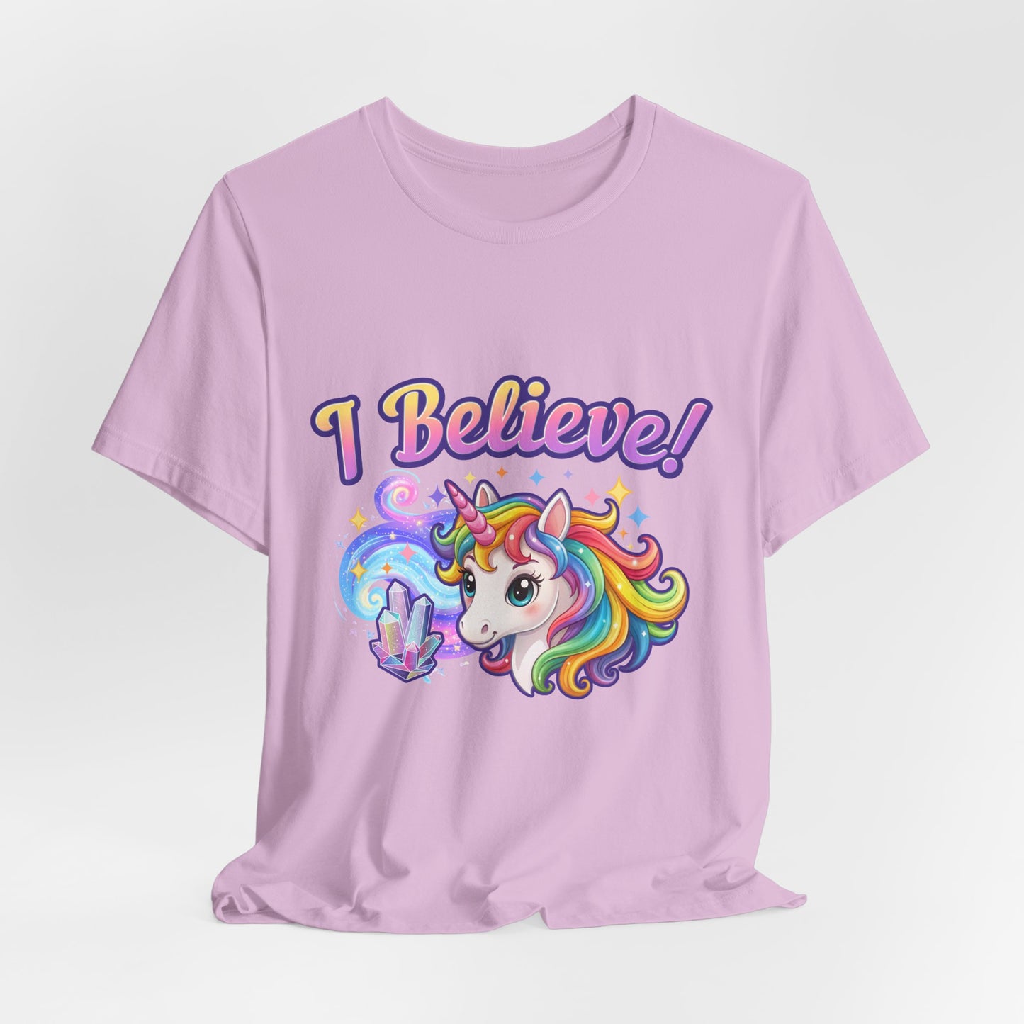 I Believe... Unicorn | Fantasy T-Shirt | Magical Rainbow Mythical Creature Graphic Tee