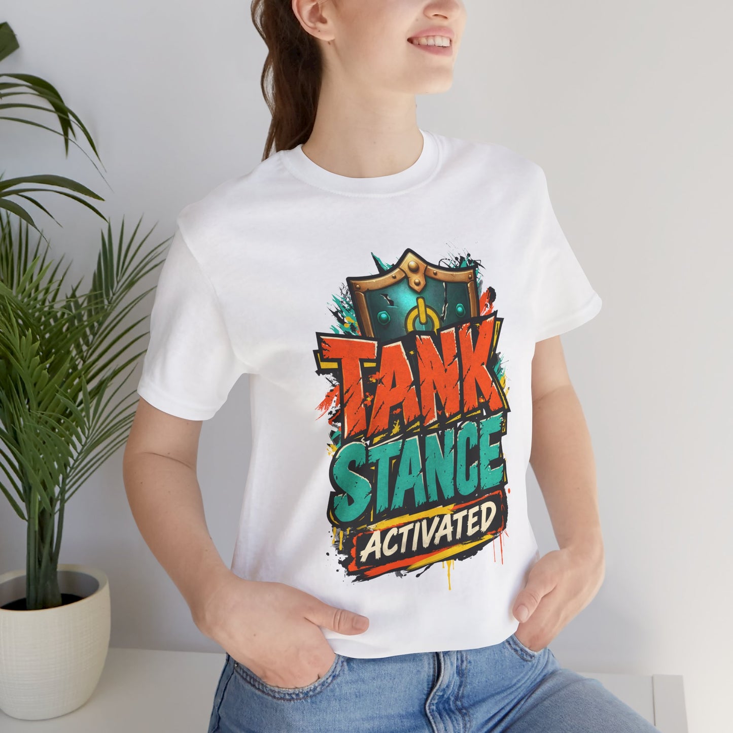 Tank Stance Activated Gamer T-Shirt – Neon Graffiti Tank Main Tee