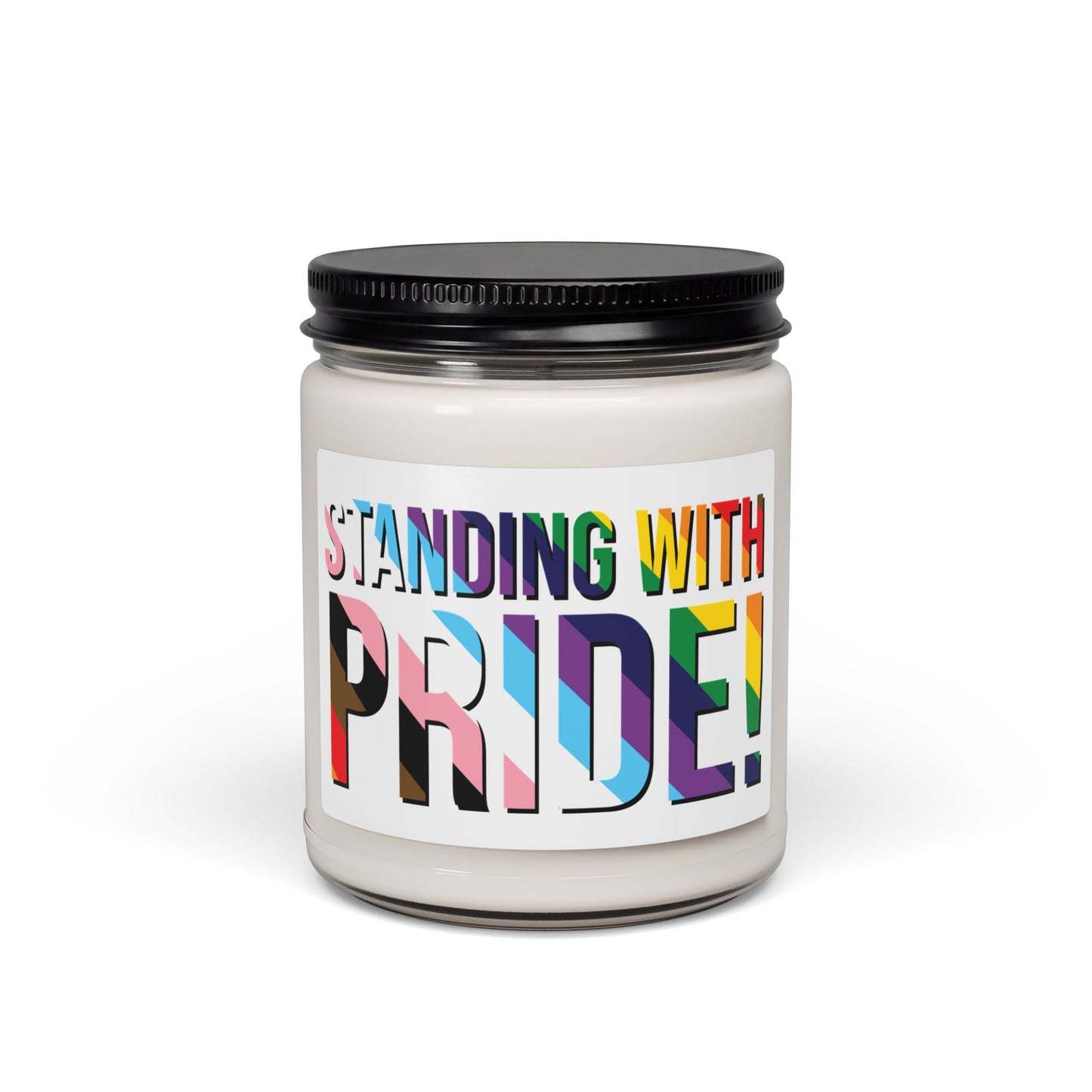 Standing With Pride Scented Soy Candle — 9oz LGBTQ+ Support Candle