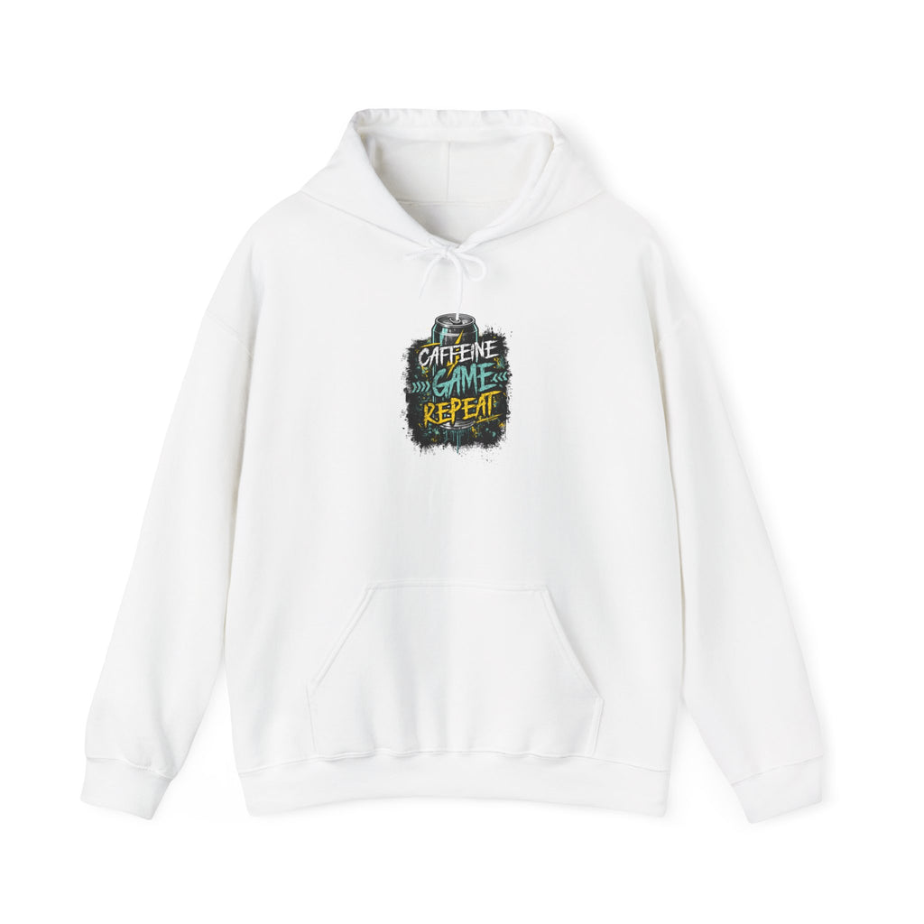 Caffeine Game Repeat | Gaming, E-Sports Hoodie