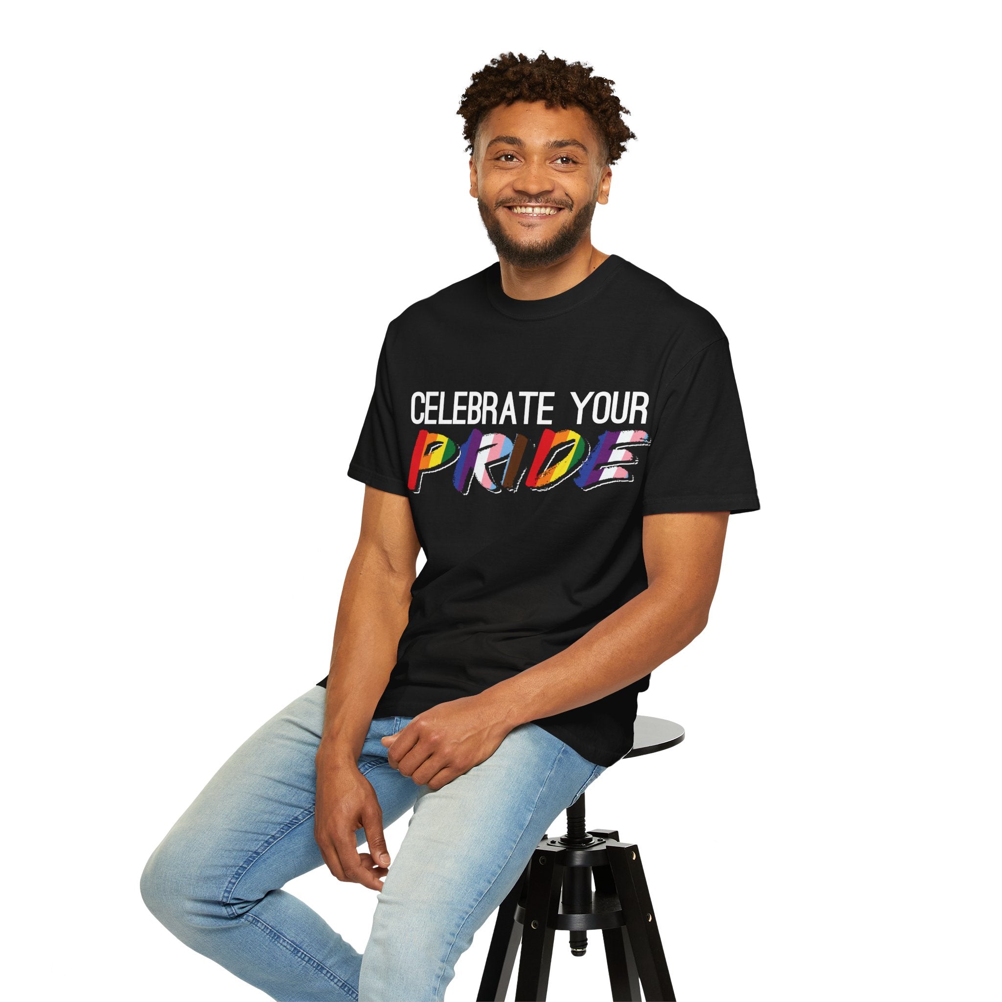 Celebrate Your Pride T-Shirt — Rainbow LGBTQ+ Pride Tee