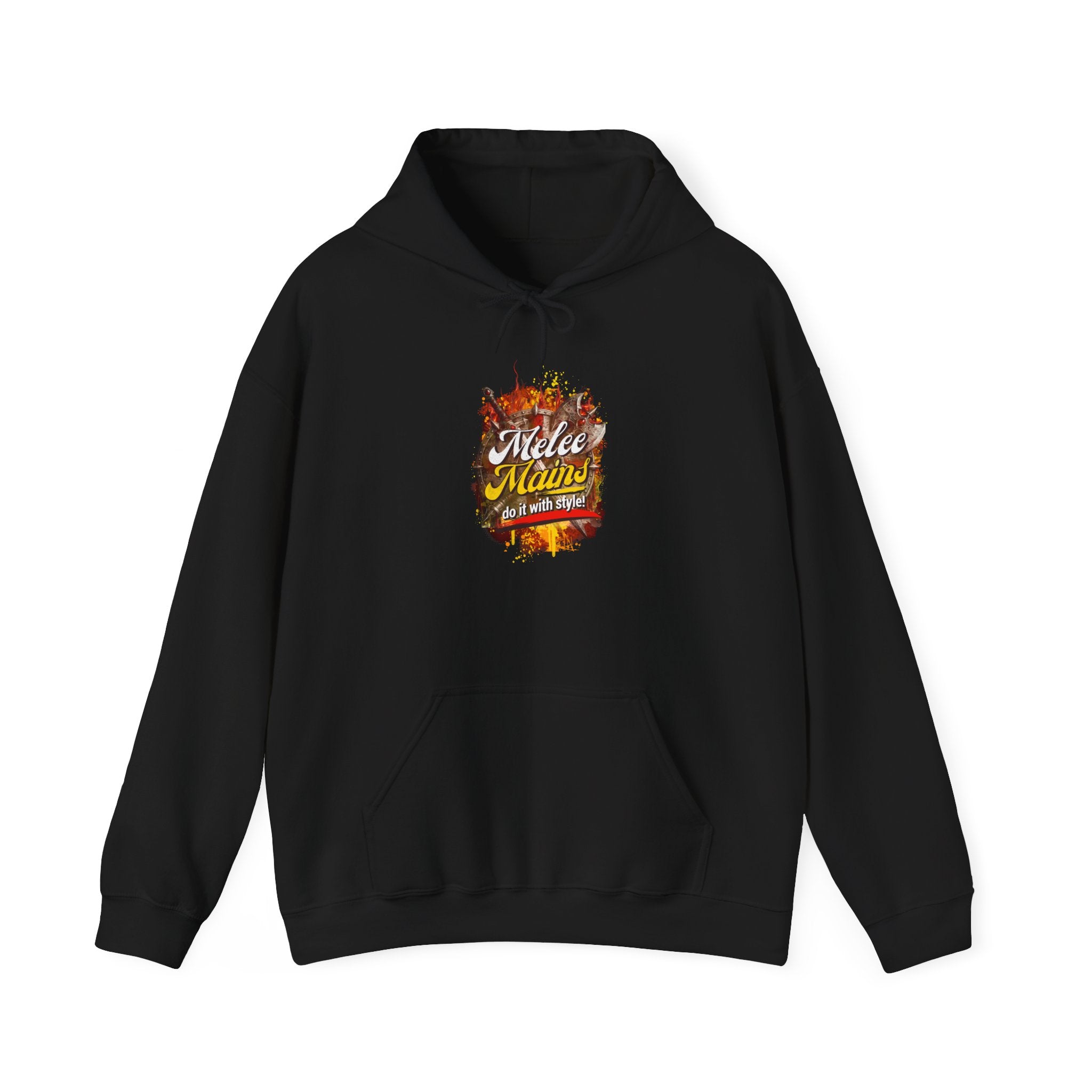 Melee Mains Do it with Style - Gaming, ESports Graphic Hoodie