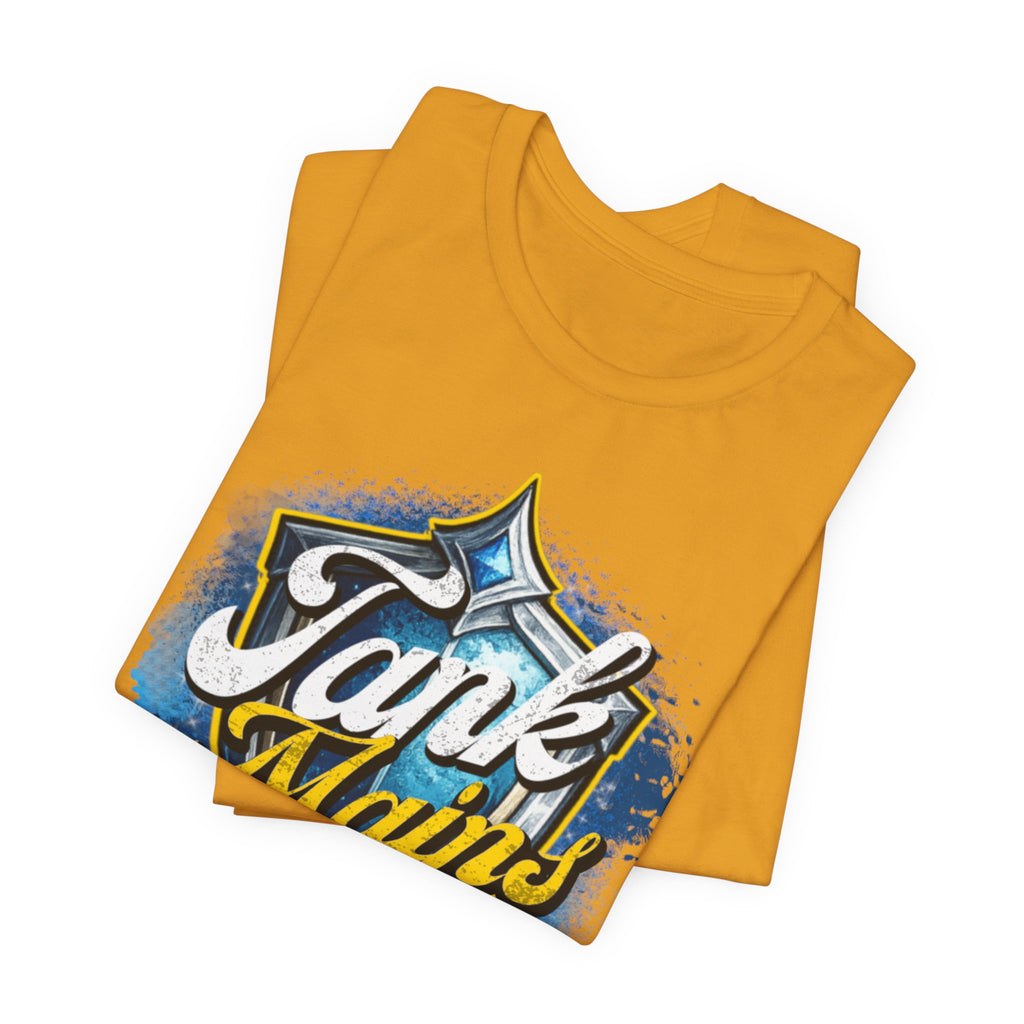 Tank Mains Gaming T‑Shirt — "Do It With a Crowd" Retro Esports Tee